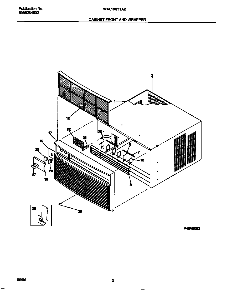 02 - CABINET FRONT AND WRAPPER