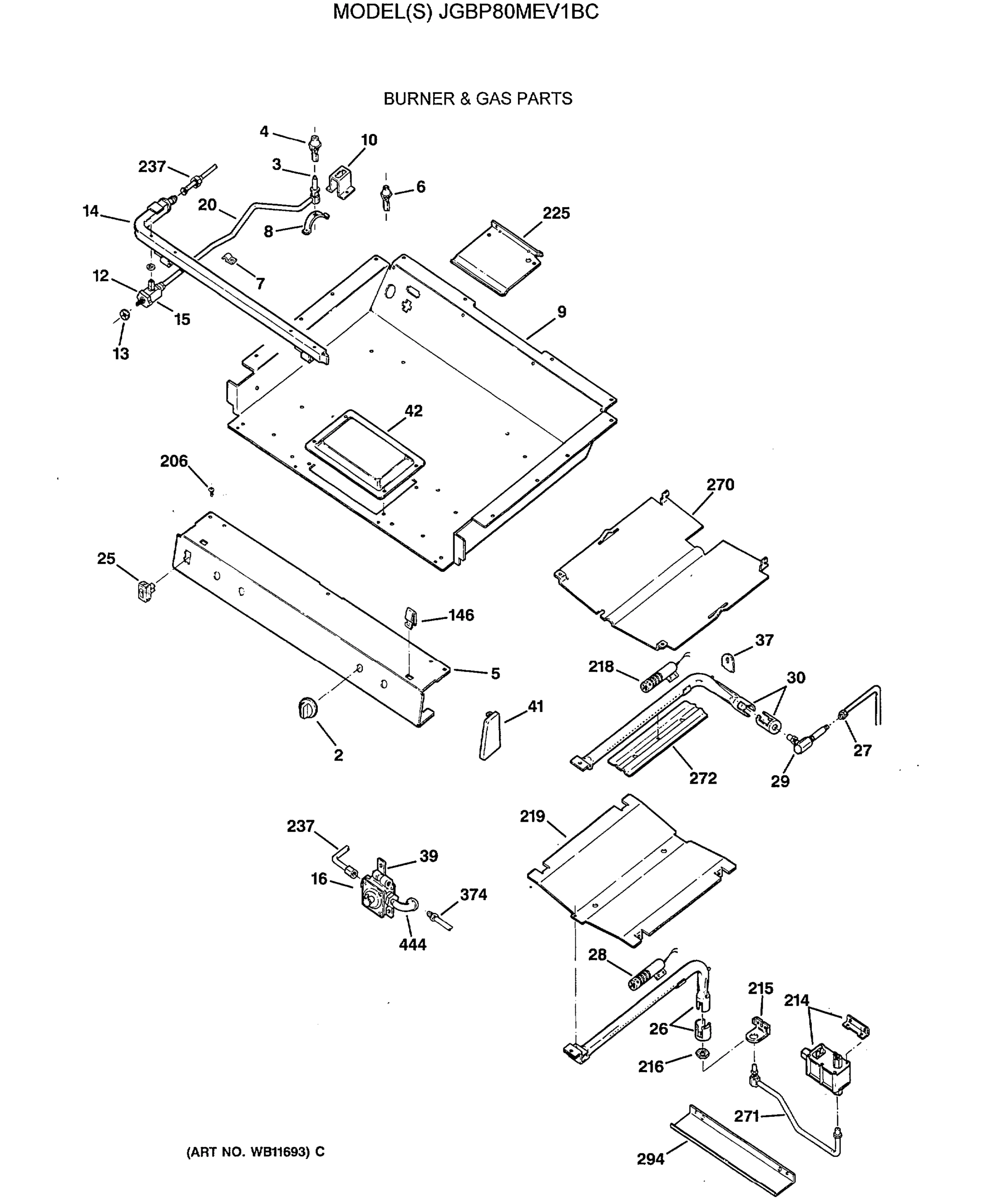 BURNER & GAS PARTS