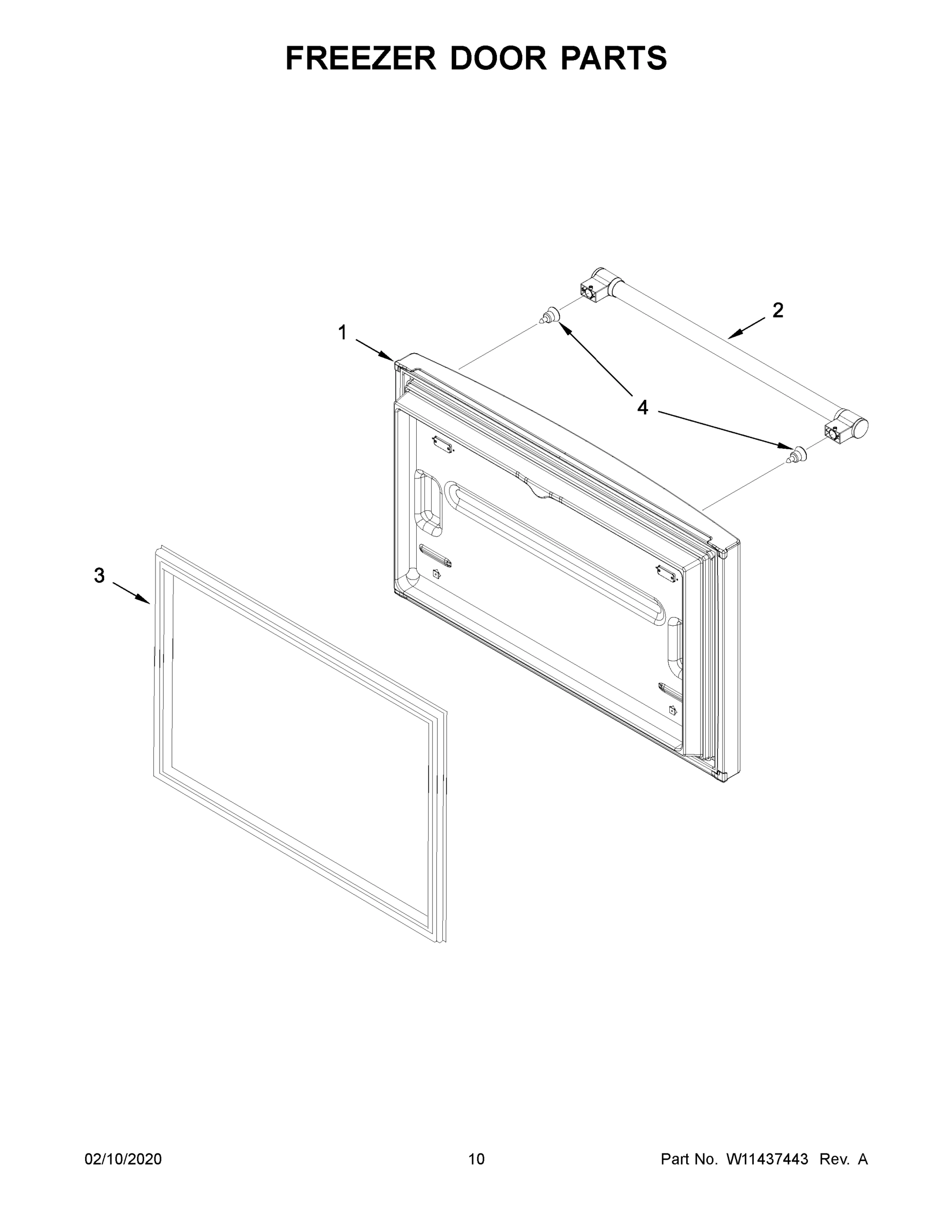 06 - FREEZER DOOR PARTS