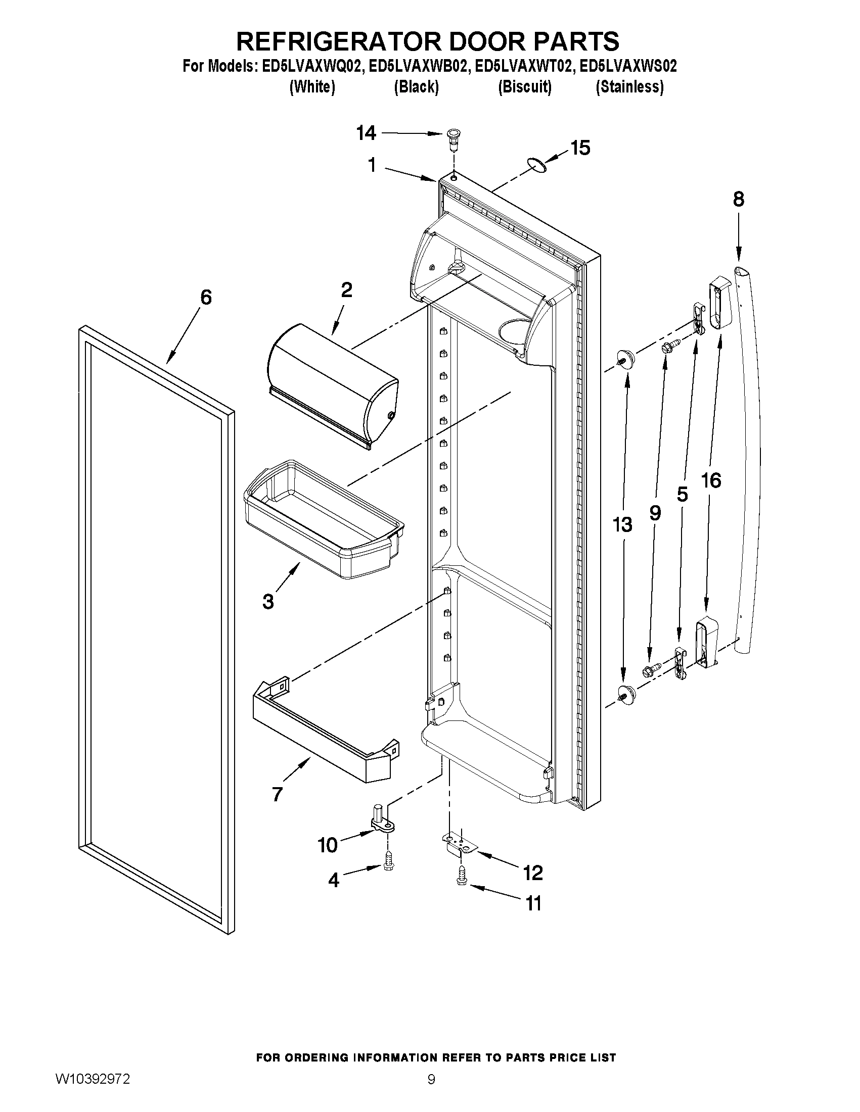 06 - REFRIGERATOR DOOR PARTS