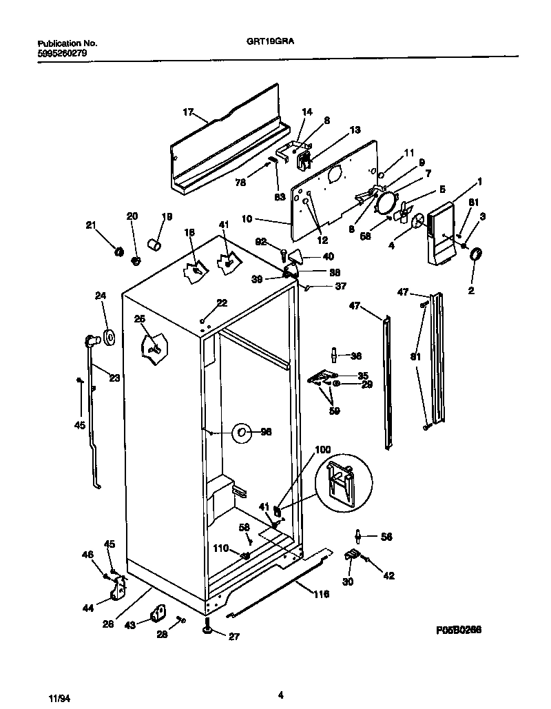 03 - CABINET W/FAN ASSEMBLY