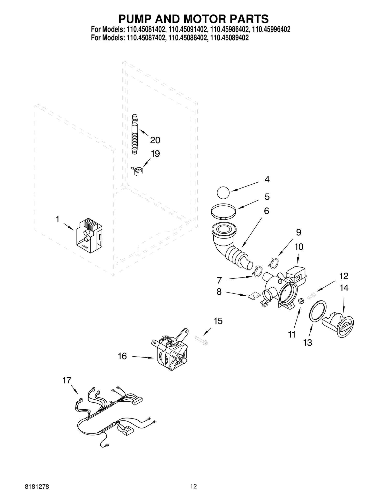 PUMP AND MOTOR PARTS