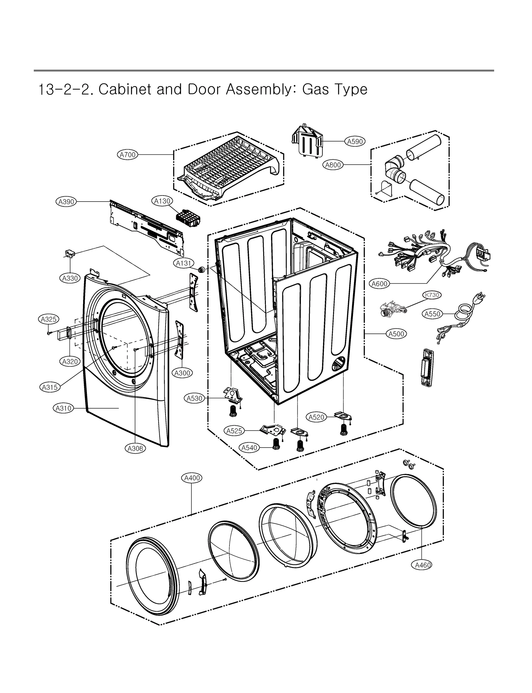 CABINET AND DOOR ASSEMBLY