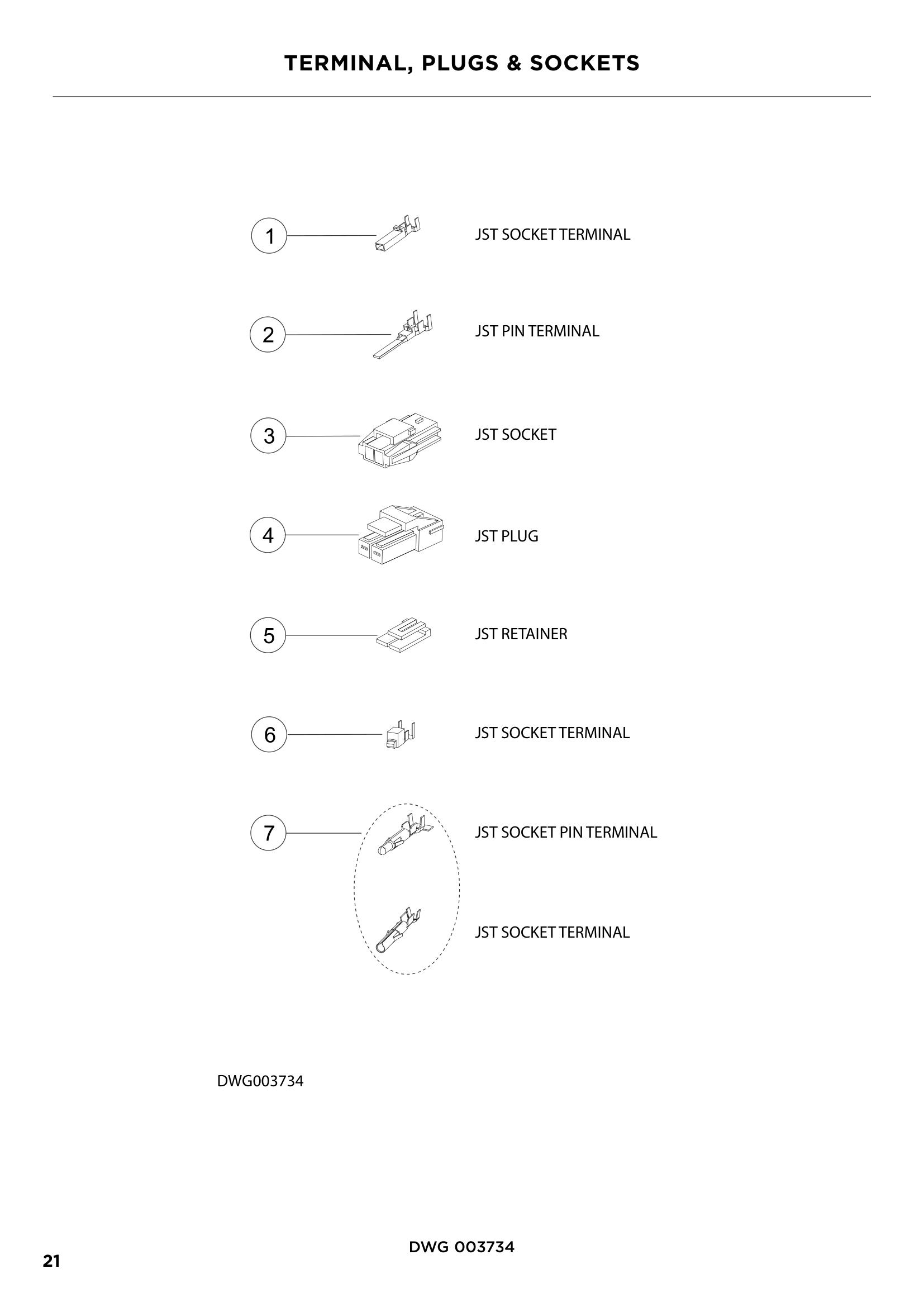 TERMINAL, PLUGS & SOCKETS