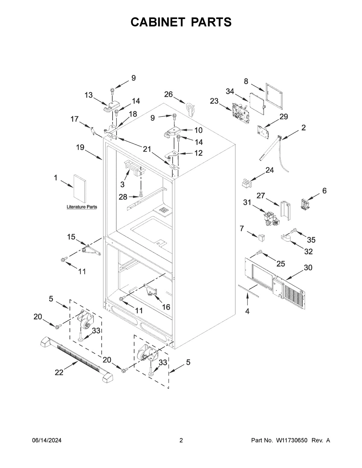 02 - CABINET PARTS