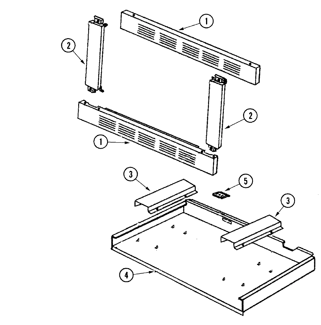02 - 27`` BRAND MICROWAVE TRIM