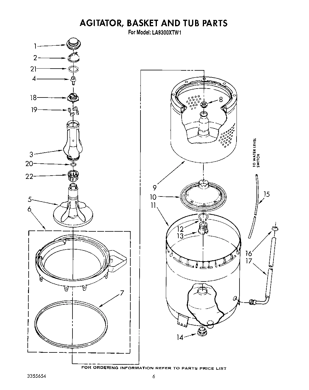 05 - AGITATOR, BASKET AND TUB