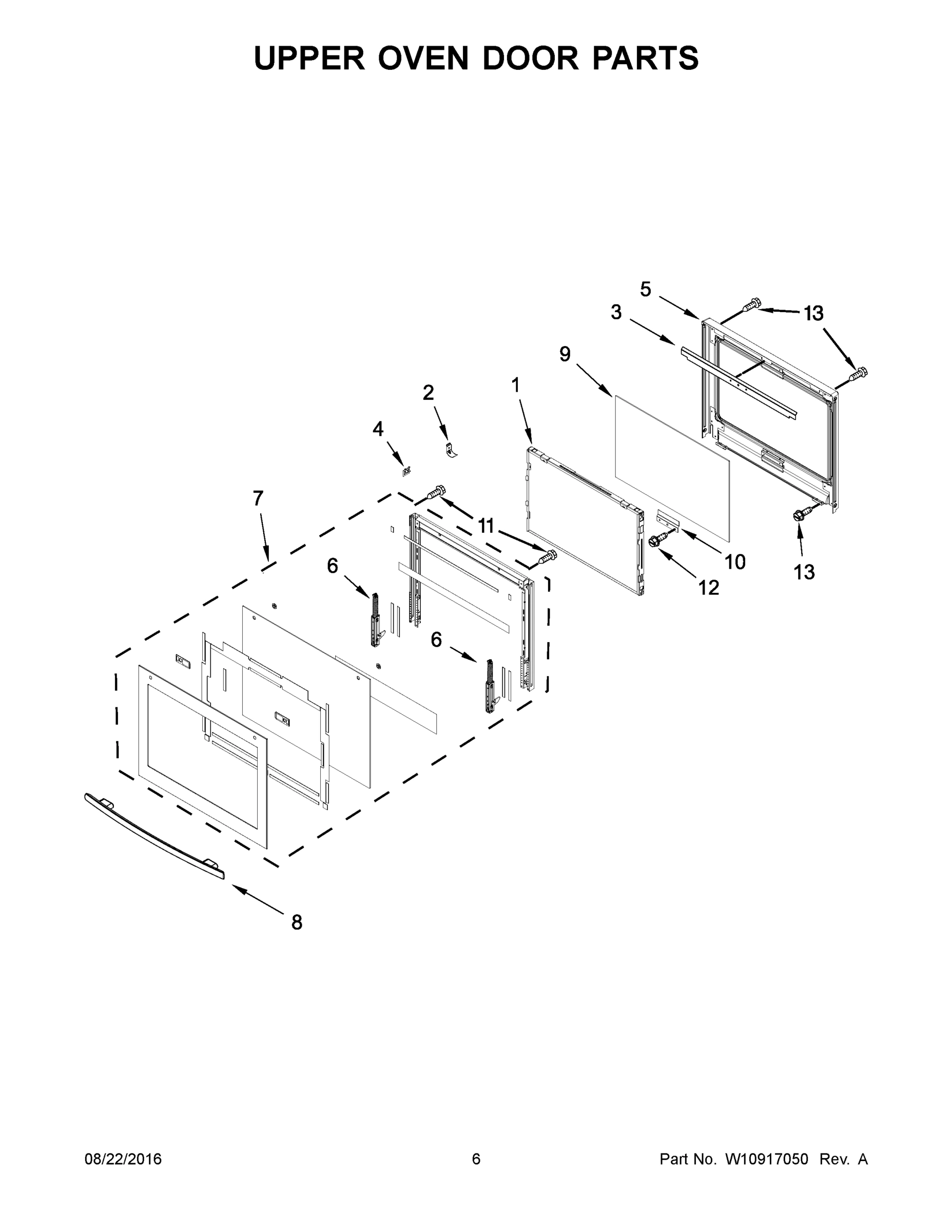 04 - UPPER OVEN DOOR PARTS