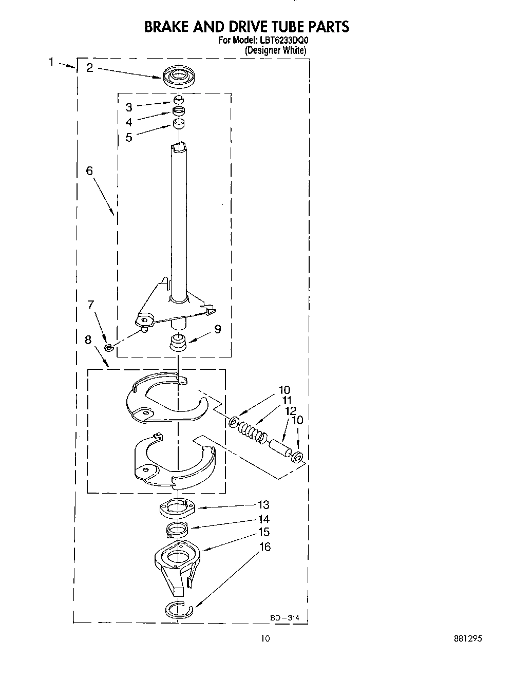 08 - BRAKE AND DRIVE TUBE