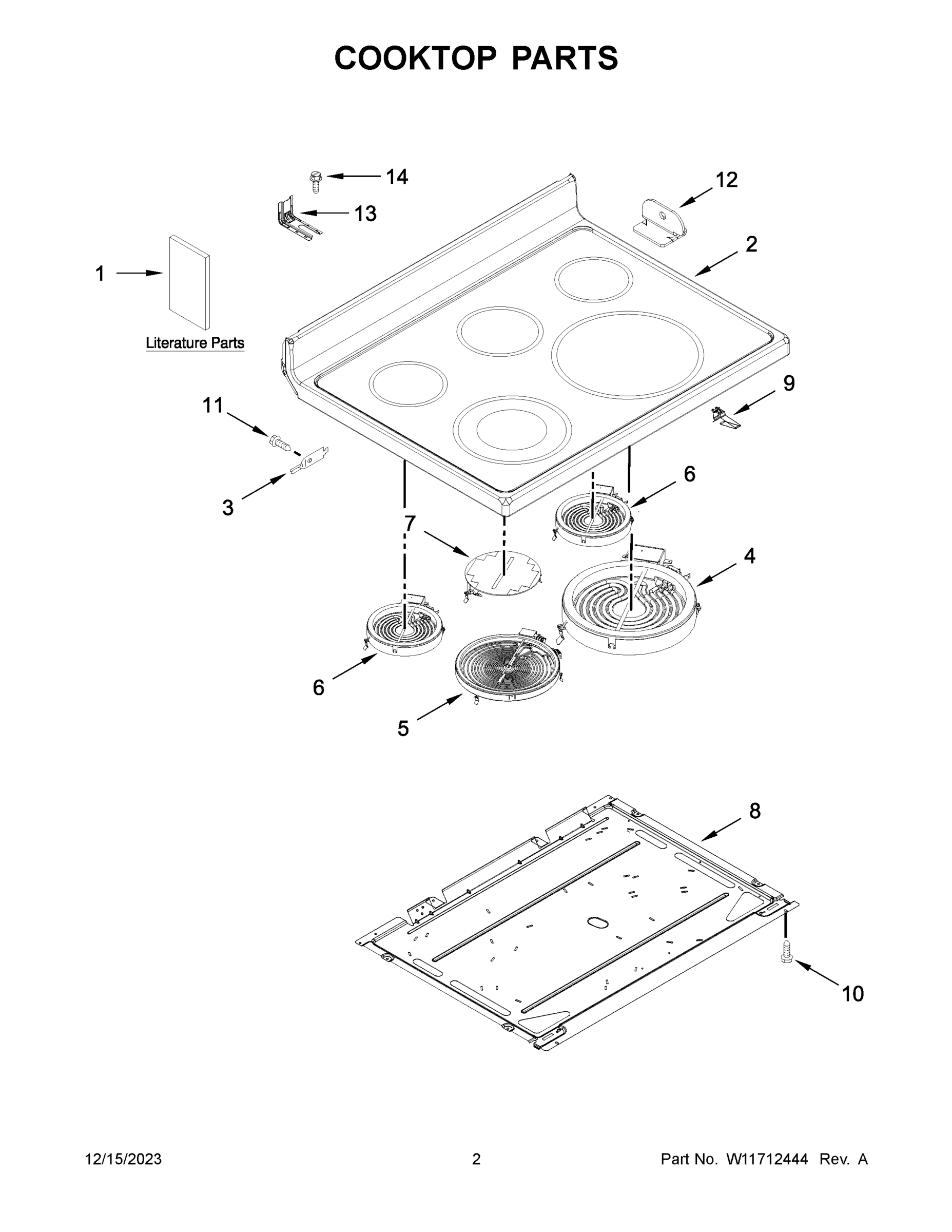 02 - COOKTOP PARTS