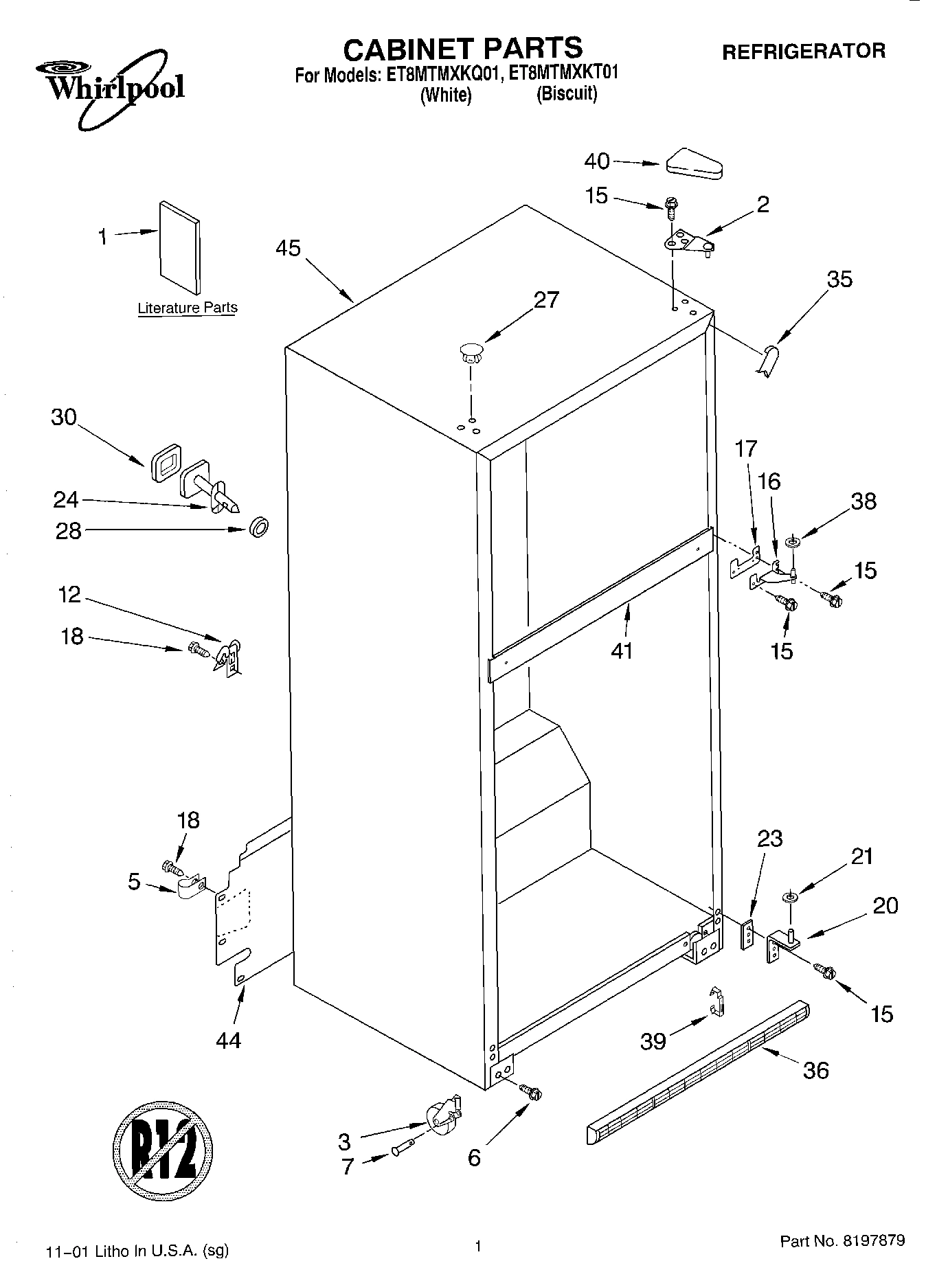 01 - CABINET, LITERATURE