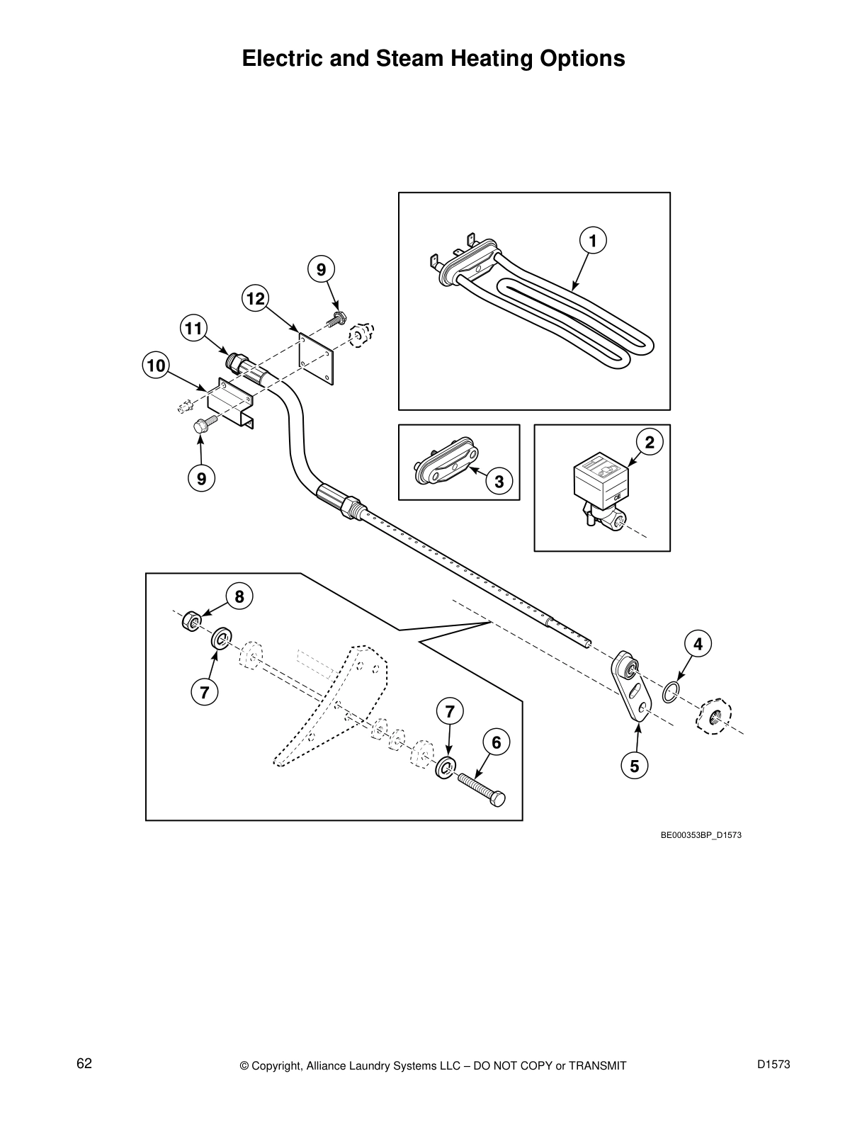 Electric and Steam Heating Options