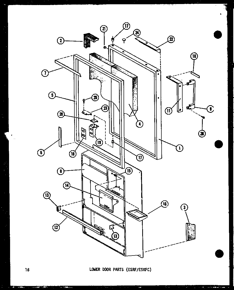 04 - LOWER DOOR PARTS (ESRF/ESRFC)