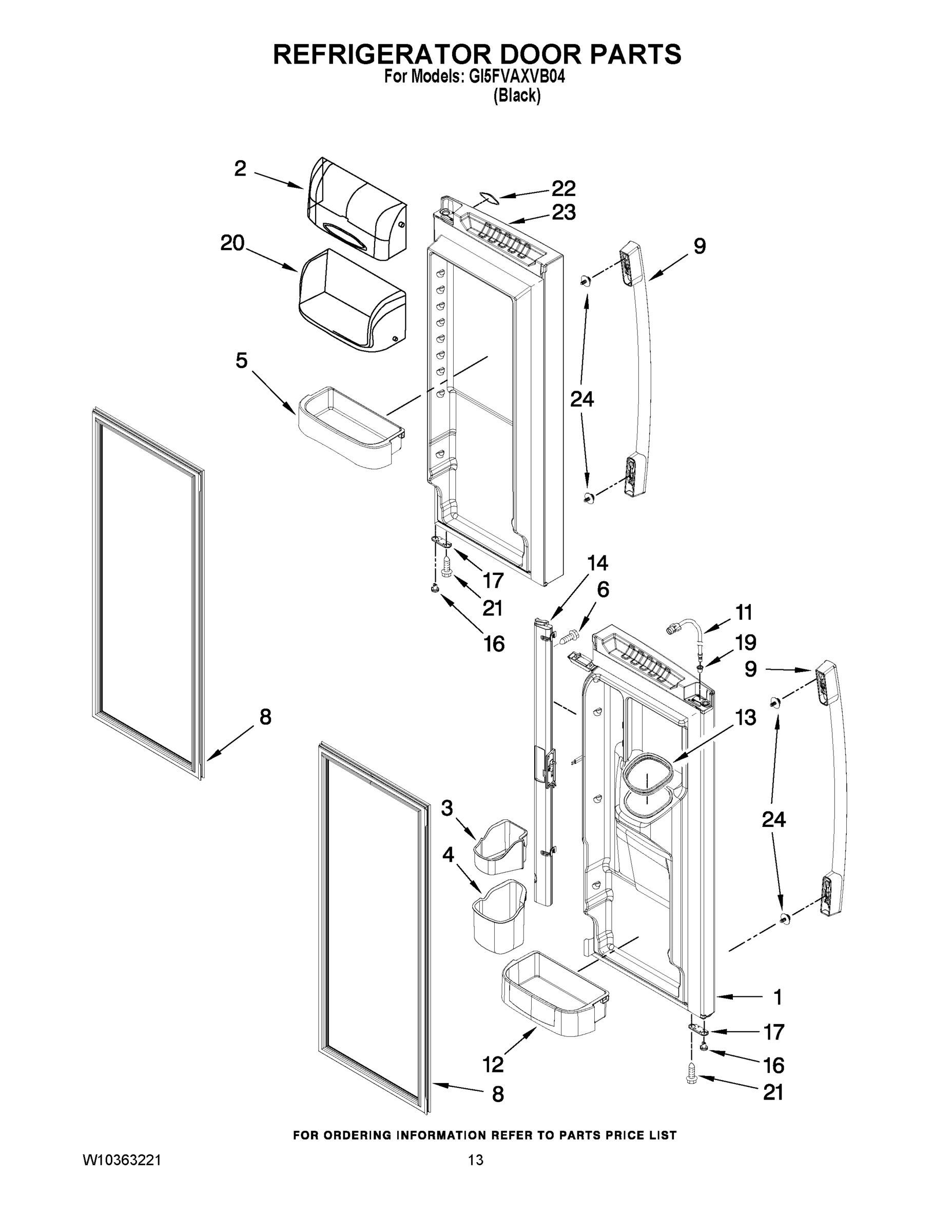 07 - REFRIGERATOR DOOR PARTS