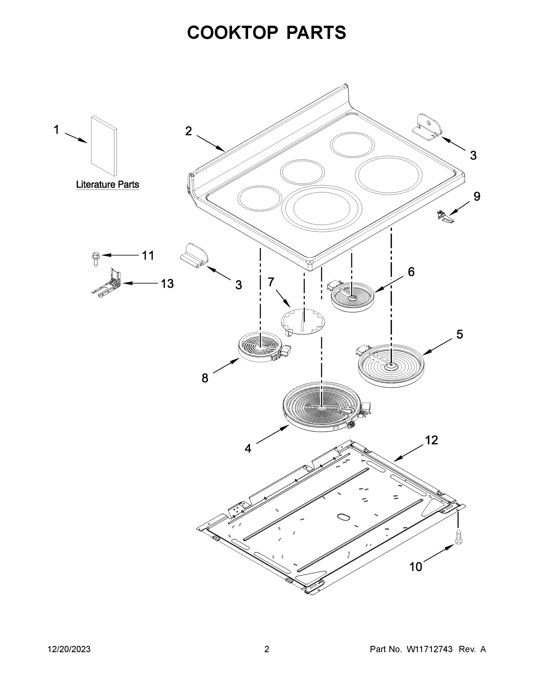 02 - COOKTOP PARTS