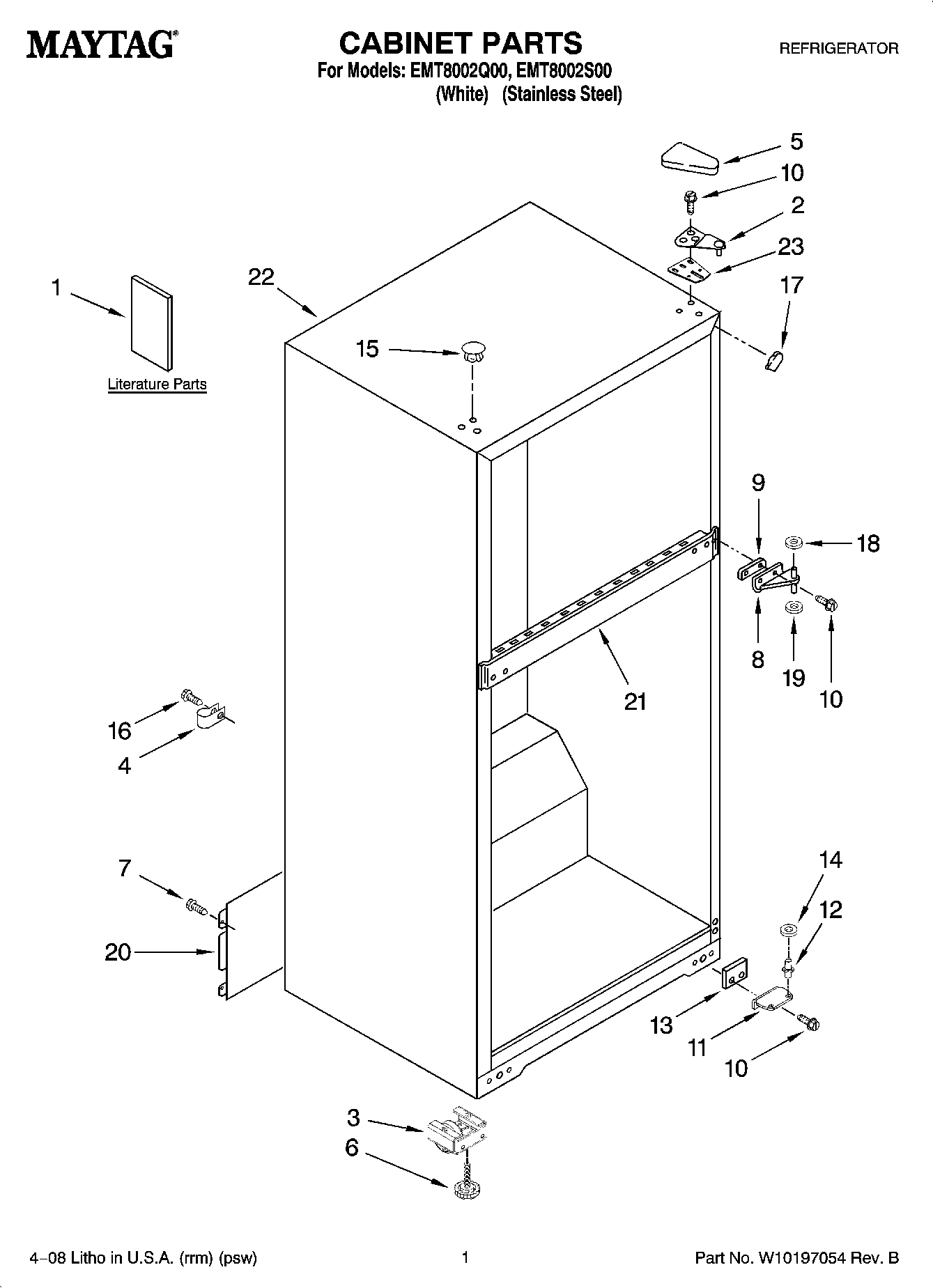 01 - CABINET PARTS