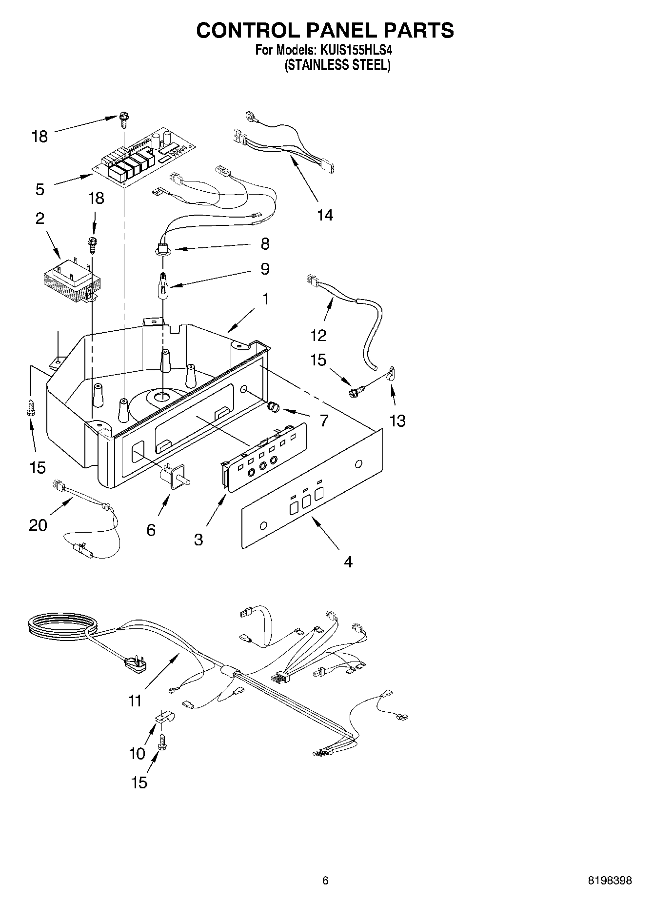 04 - CONTROL PANEL PARTS