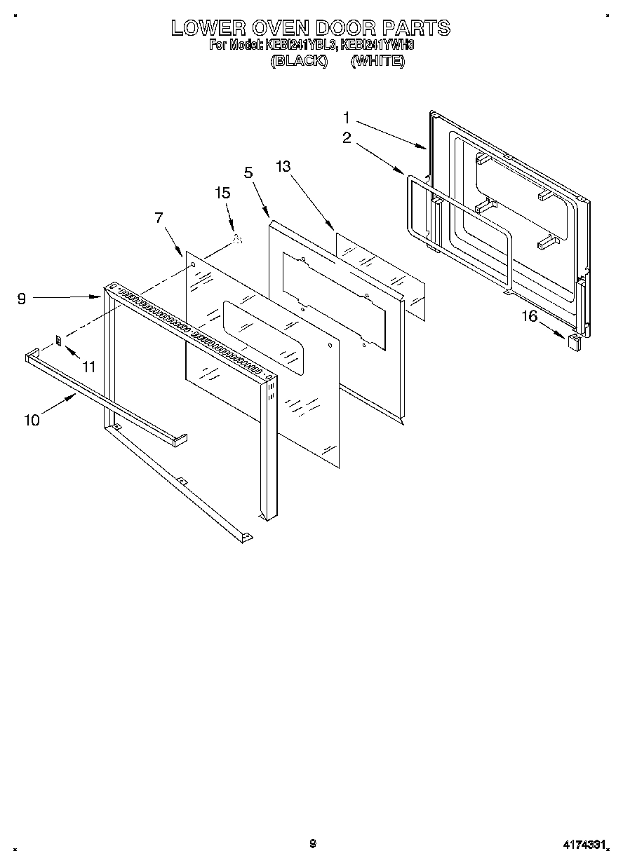 06 - LOWER OVEN DOOR