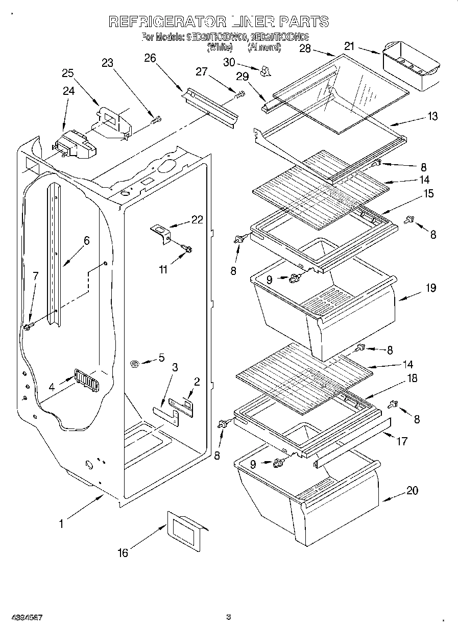 02 - REFRIGERATOR LINER