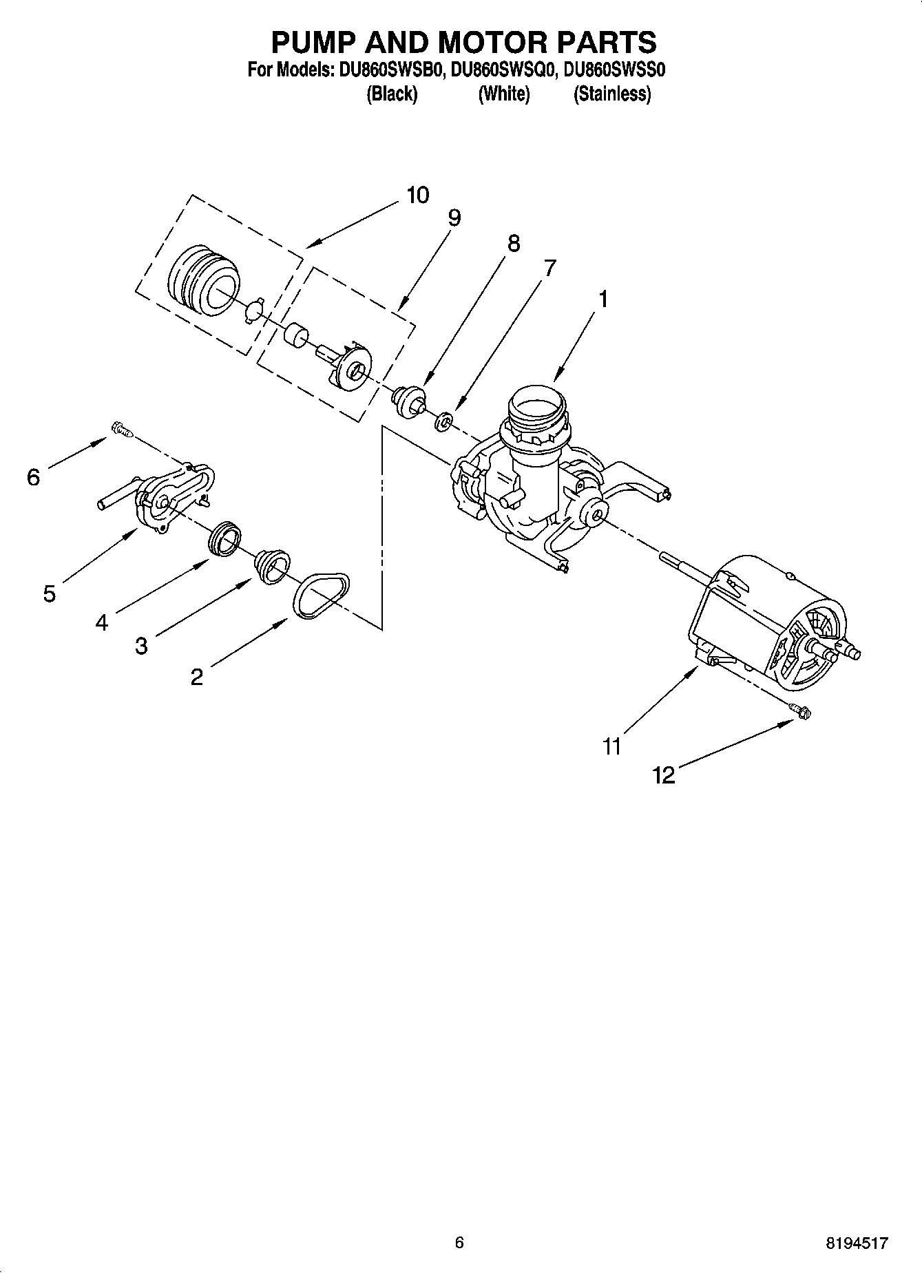 05 - PUMP AND MOTOR PARTS