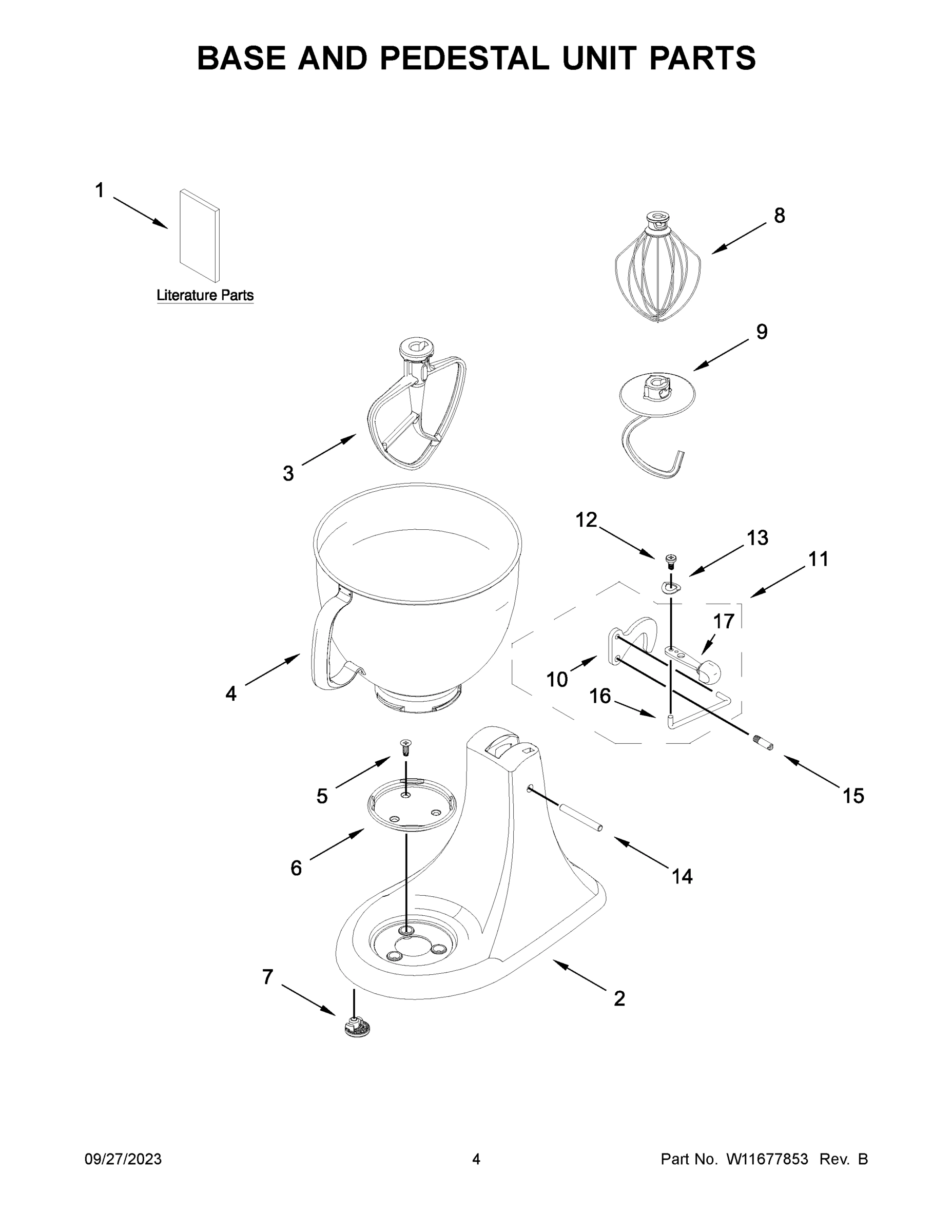 03 - BASE AND PEDESTAL UNIT PARTS