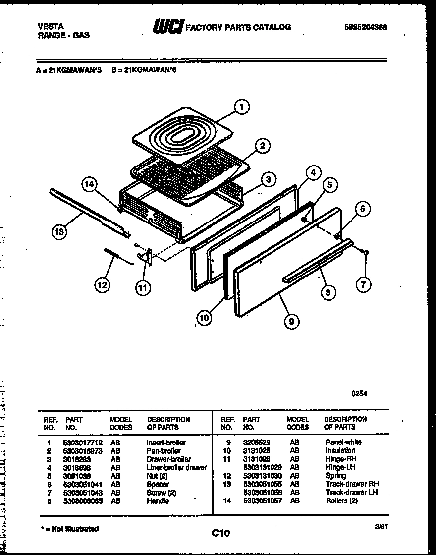 06 - BROILER DRAWER PARTS