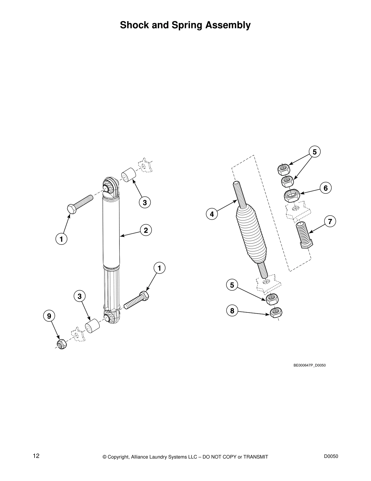 Shock and Spring Assembly