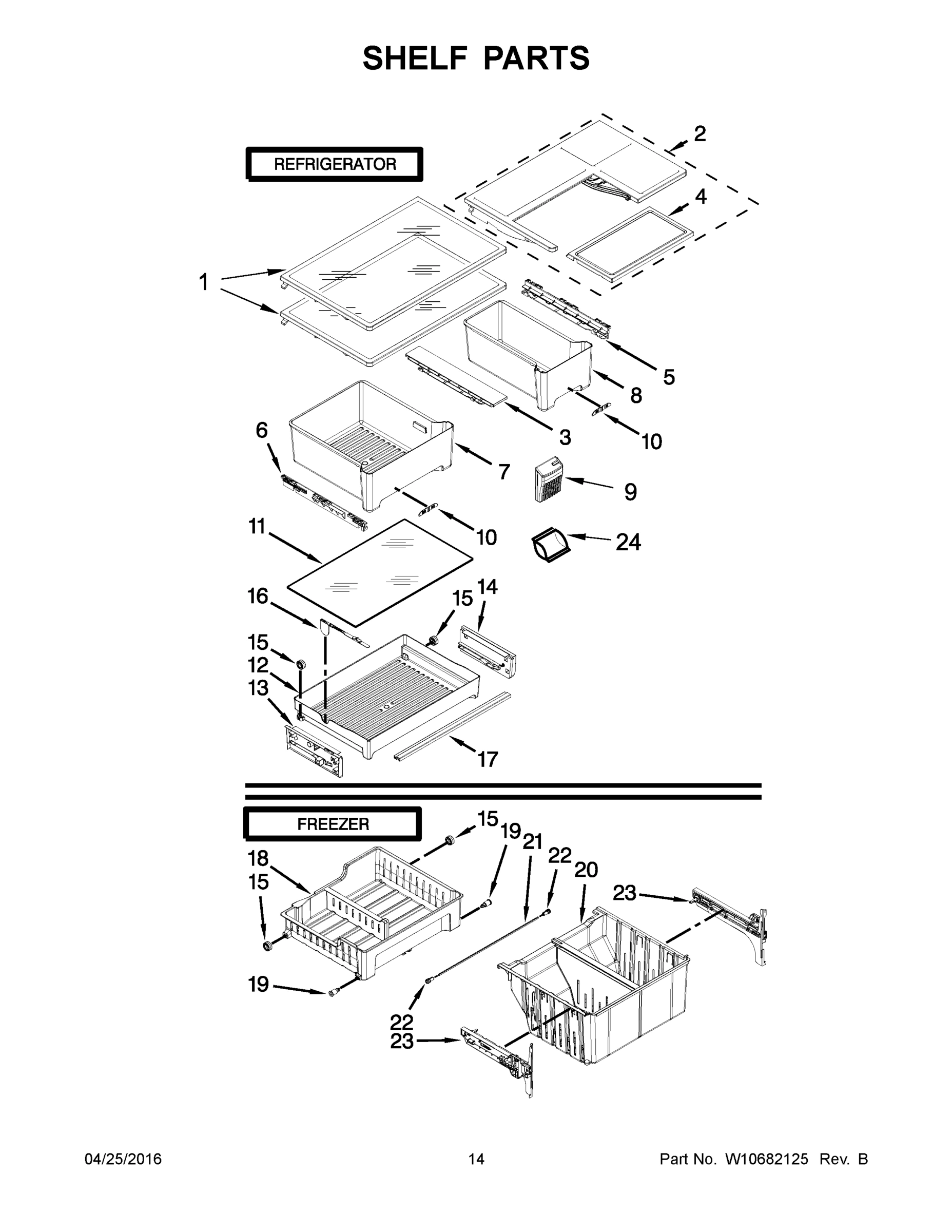 08 - SHELF PARTS