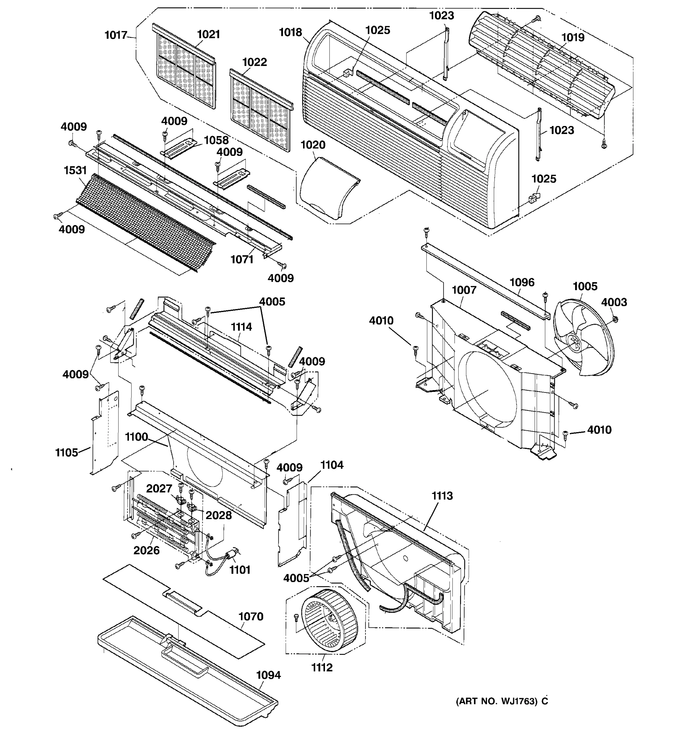 GRILLE & AIR MOVING PARTS