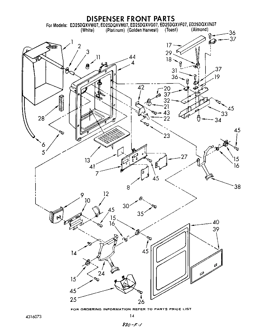 09 - DISPENSER FRONT