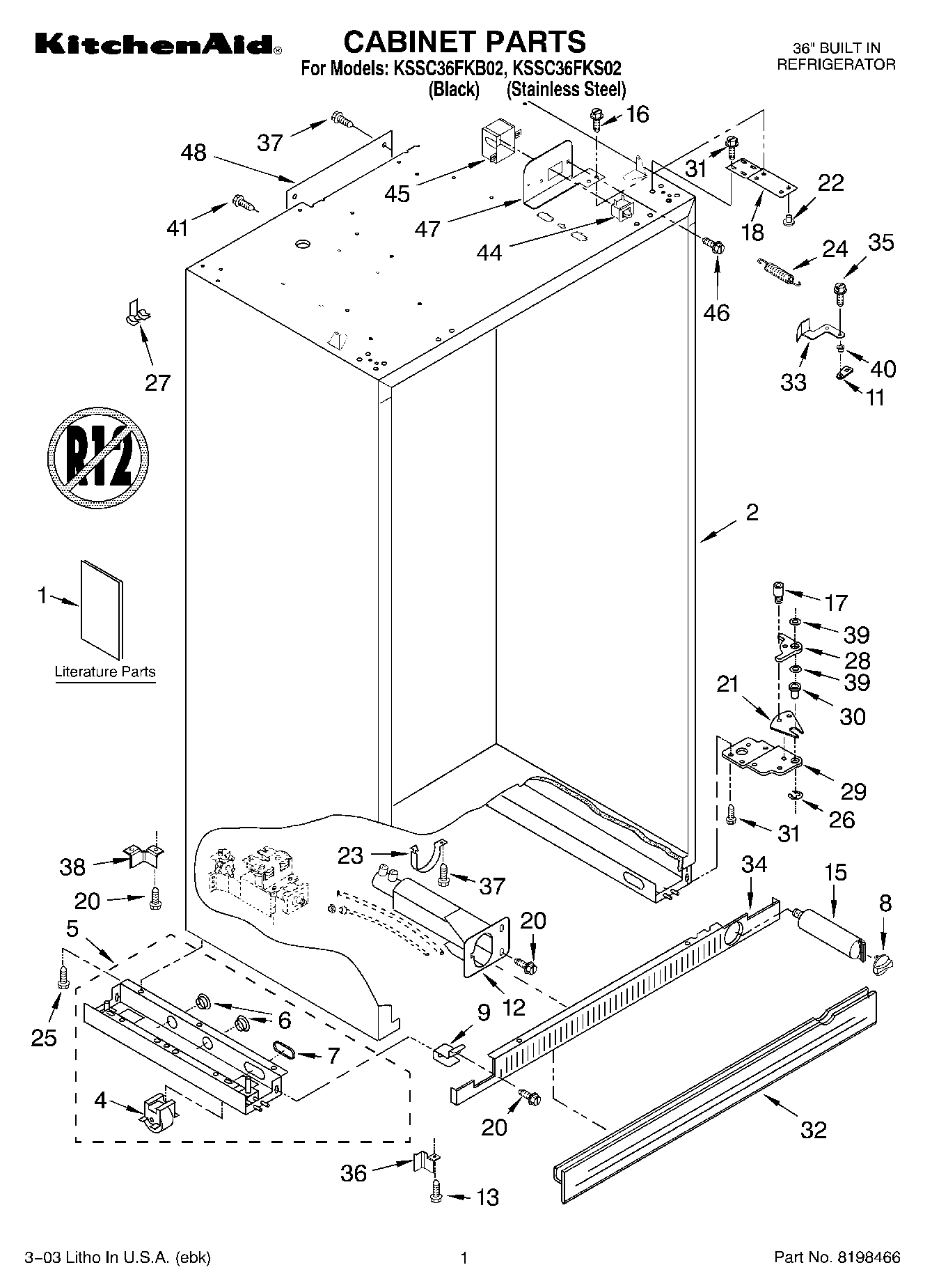 01 - CABINET PARTS