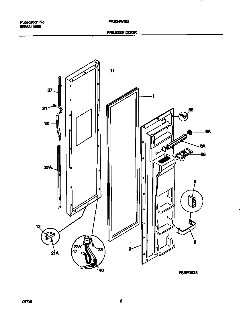 02 - FREEZER DOOR
