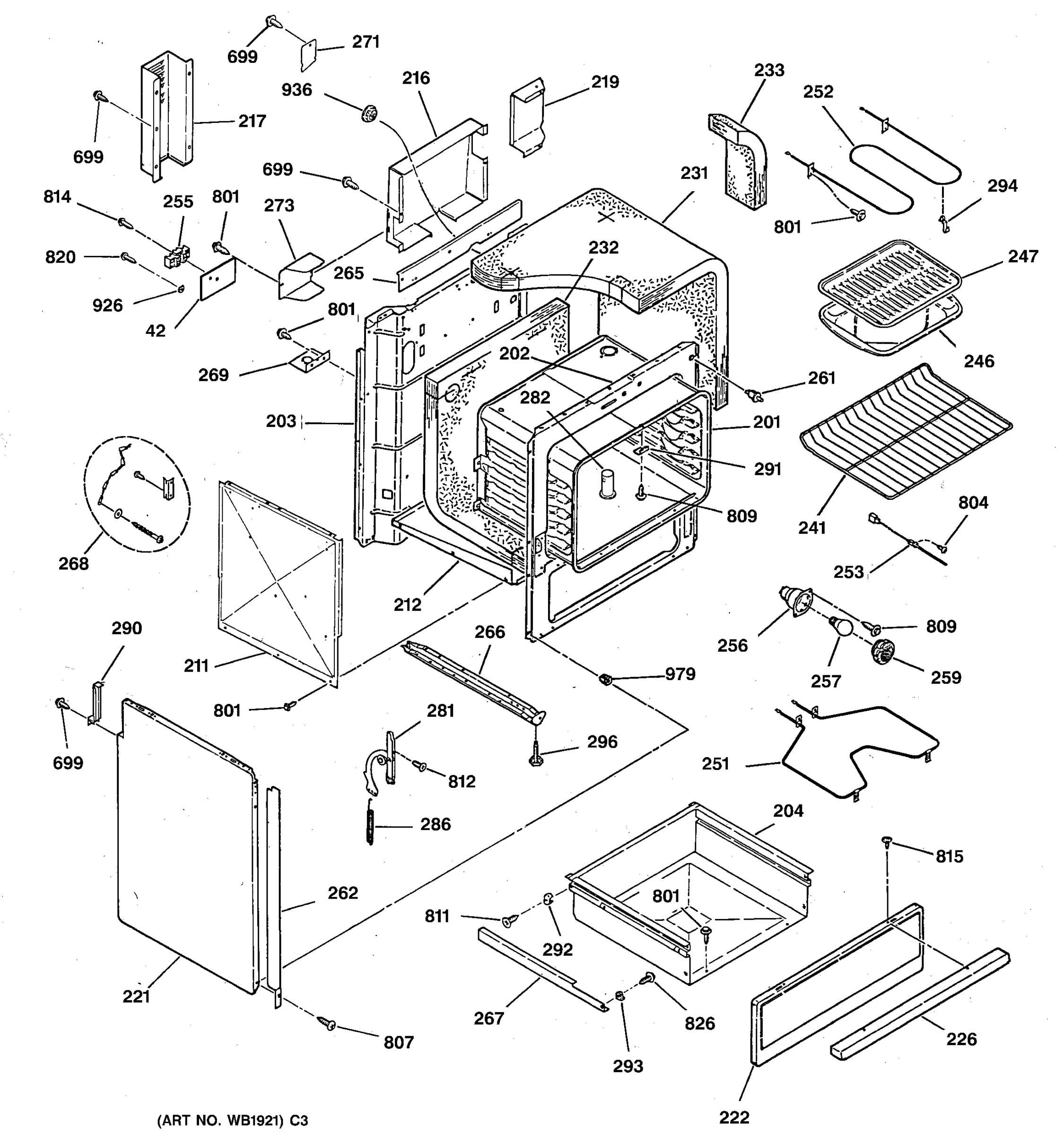 BODY & DRAWER PARTS