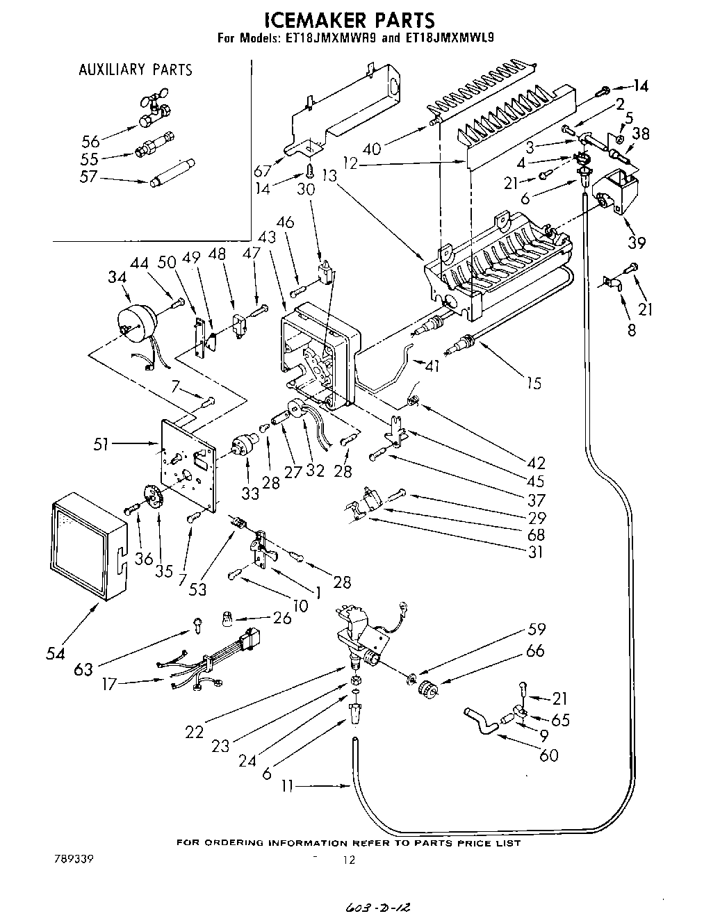 09 - ICE MAKER , NOT ILLUSTRATED AND OPTIONAL
