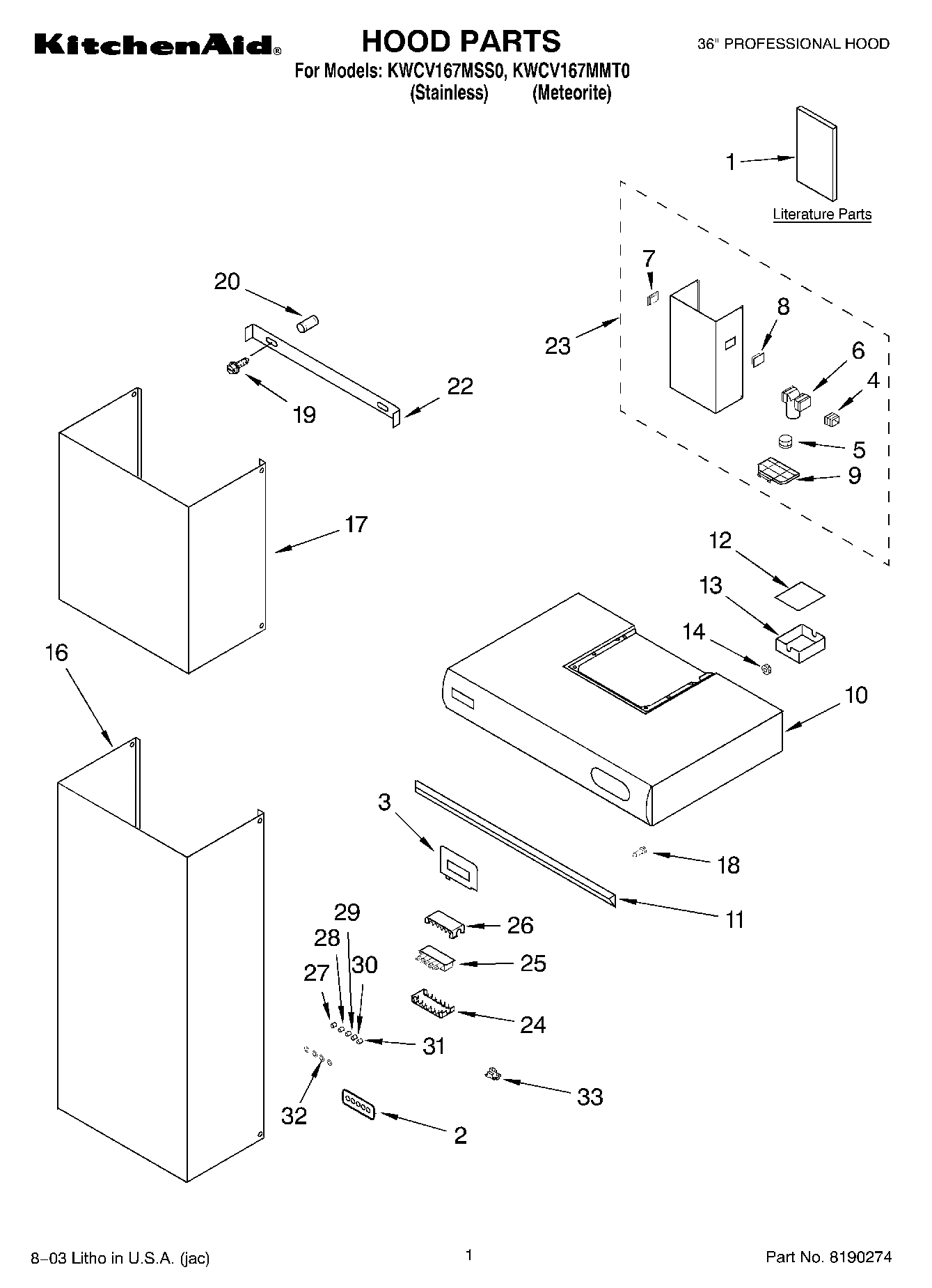 01 - HOOD PARTS