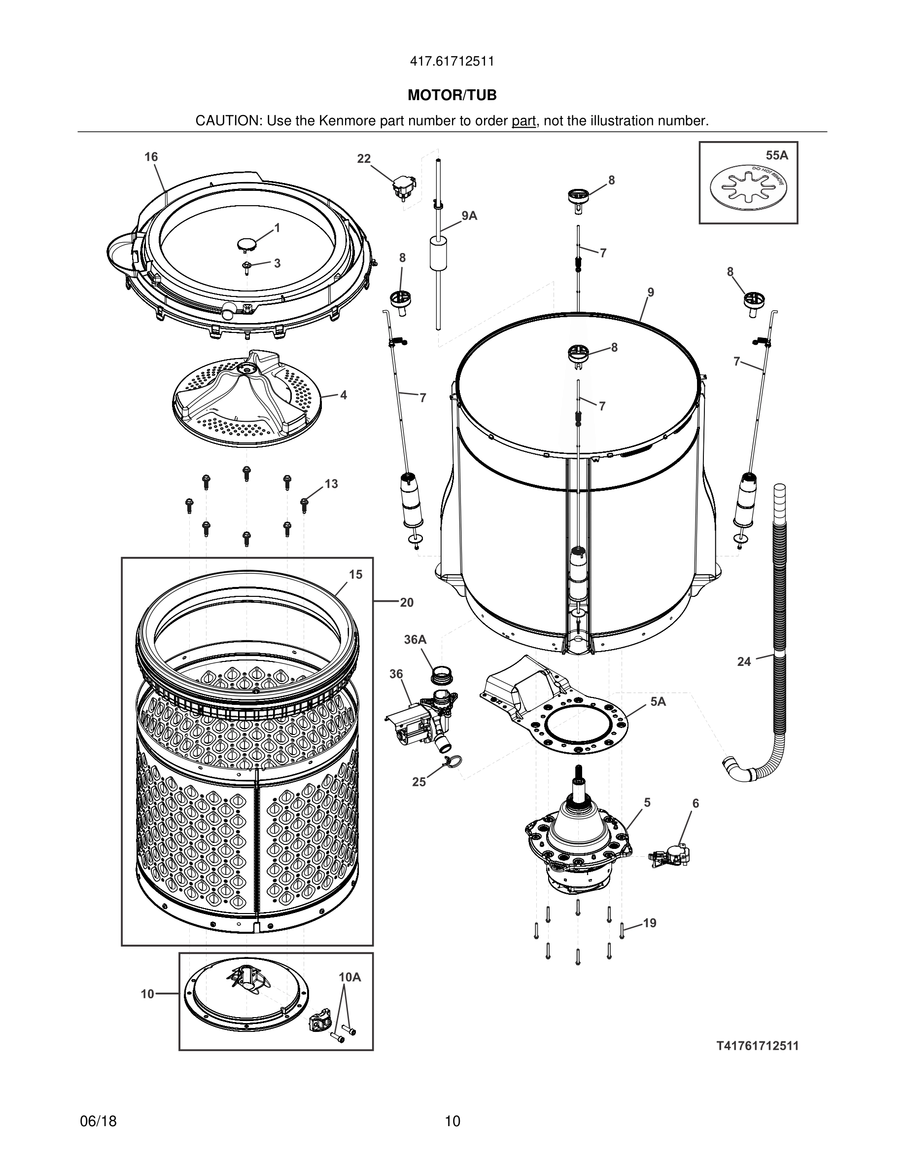 11 - MOTOR/TUB