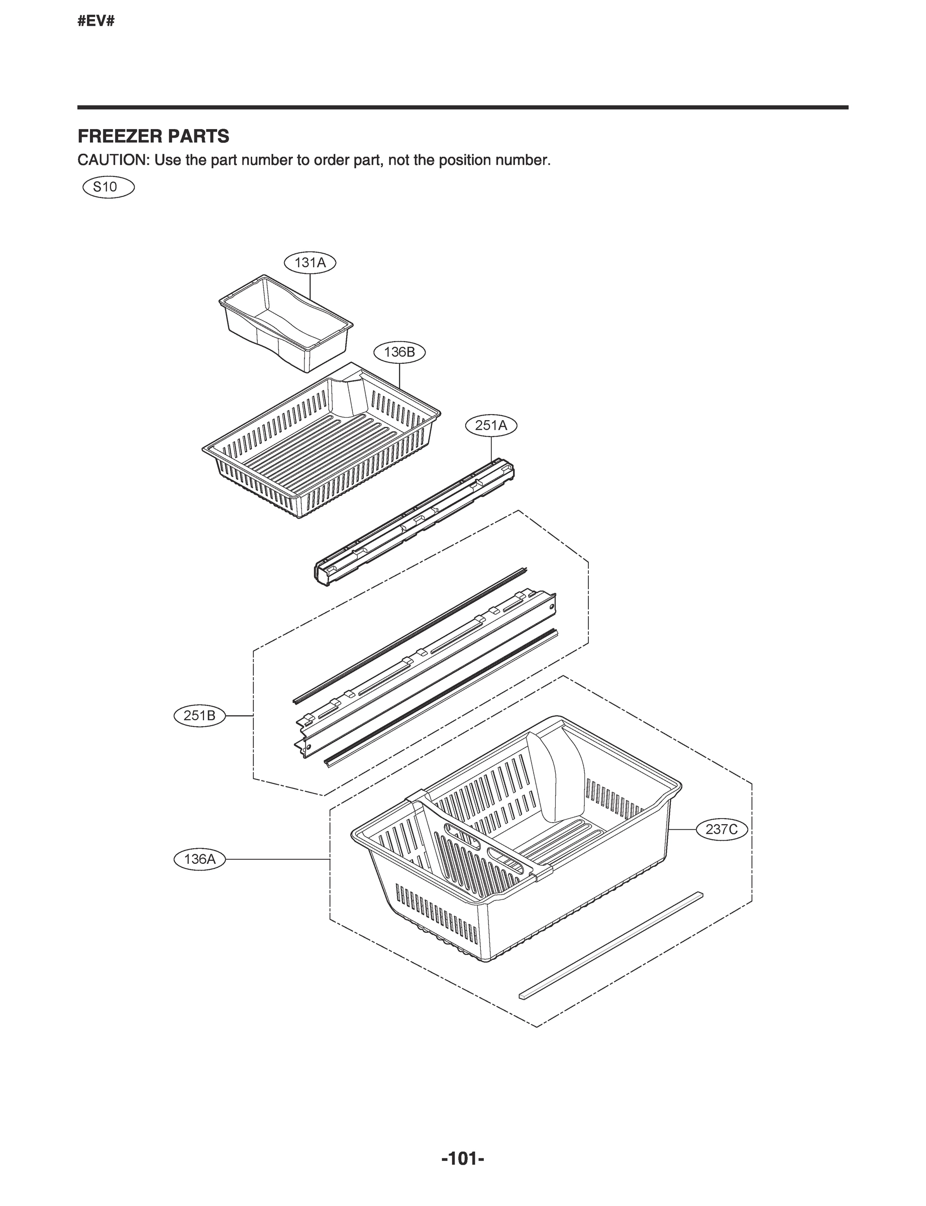 FREEZER PARTS