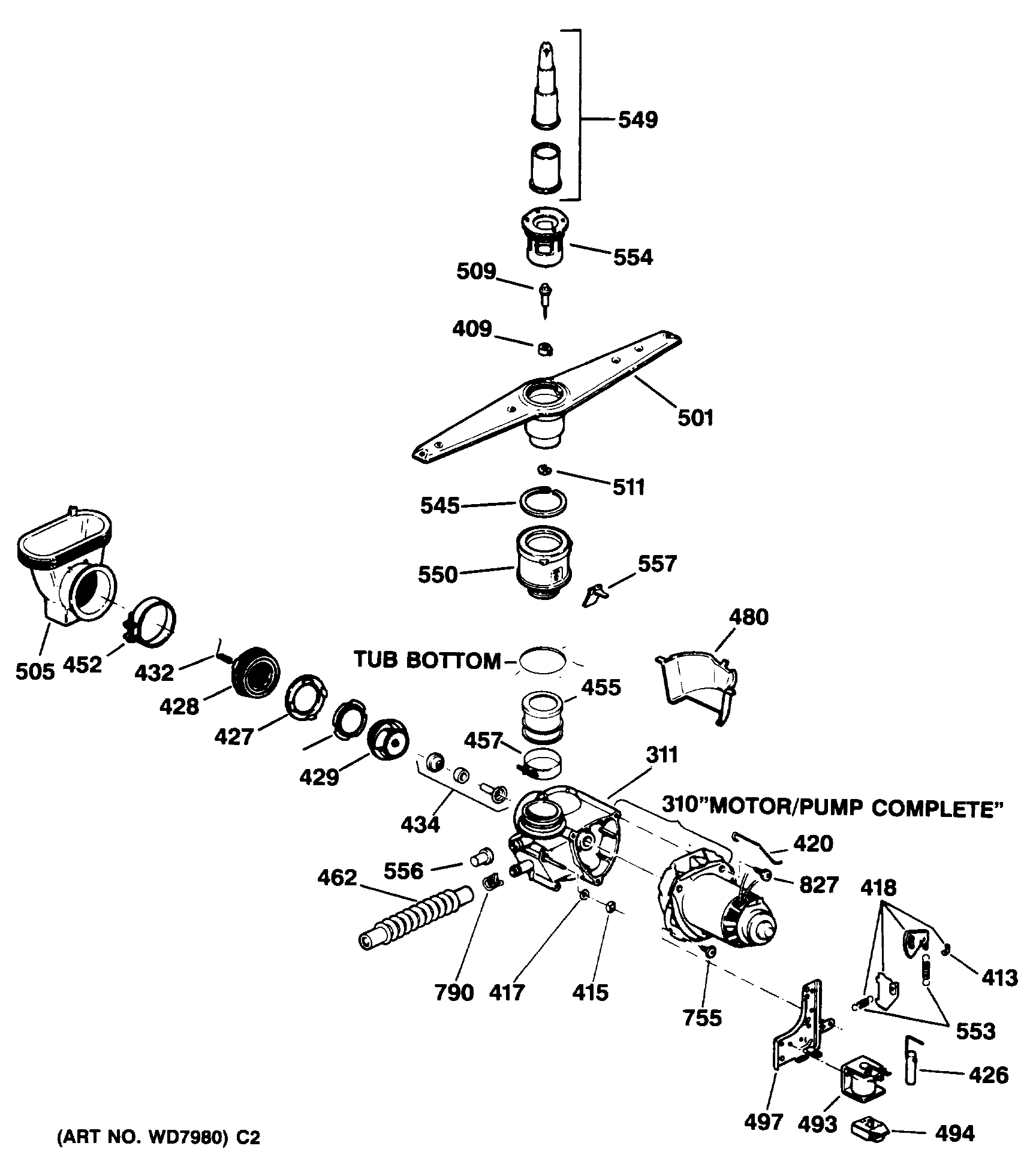 MOTOR-PUMP MECHANISM