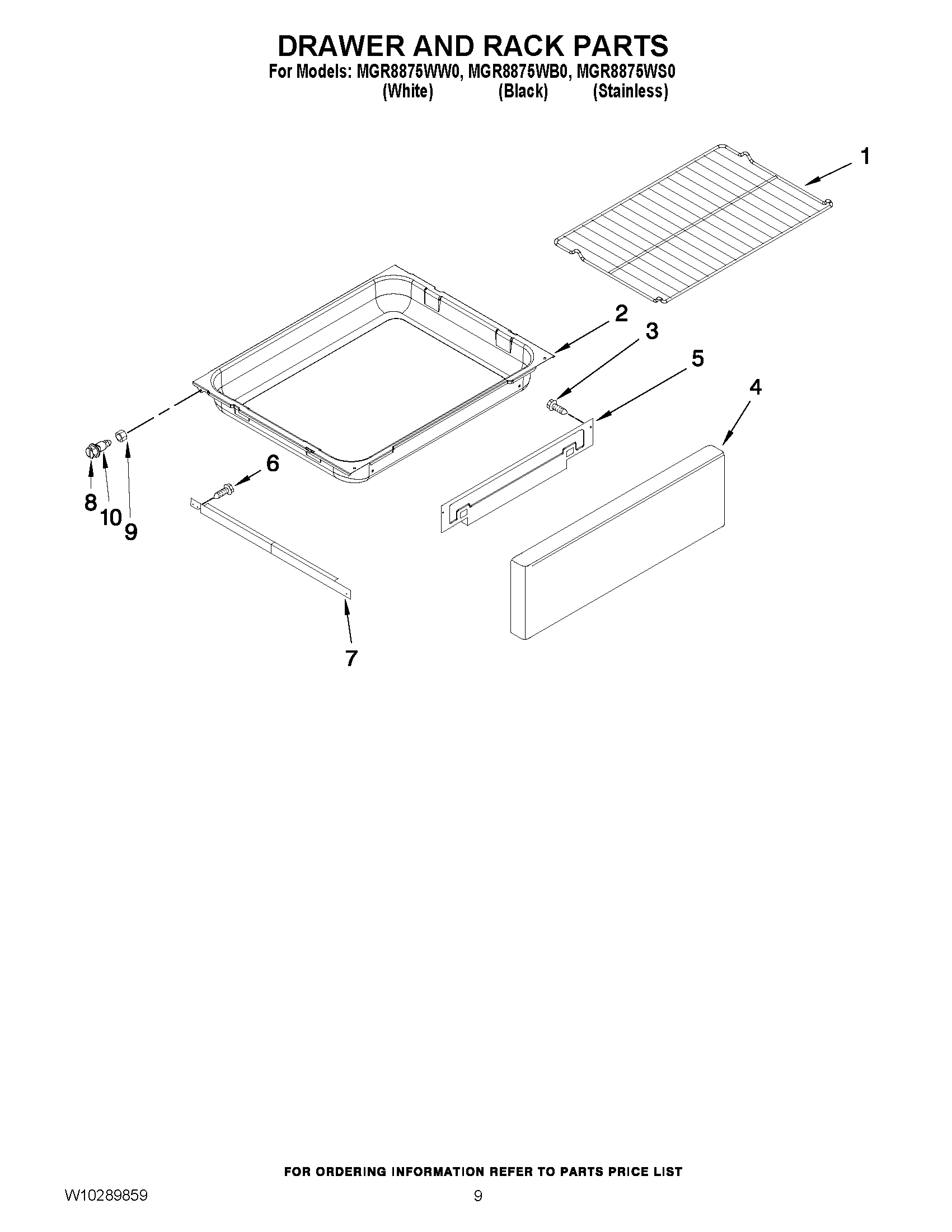 06 - DRAWER AND RACK PARTS