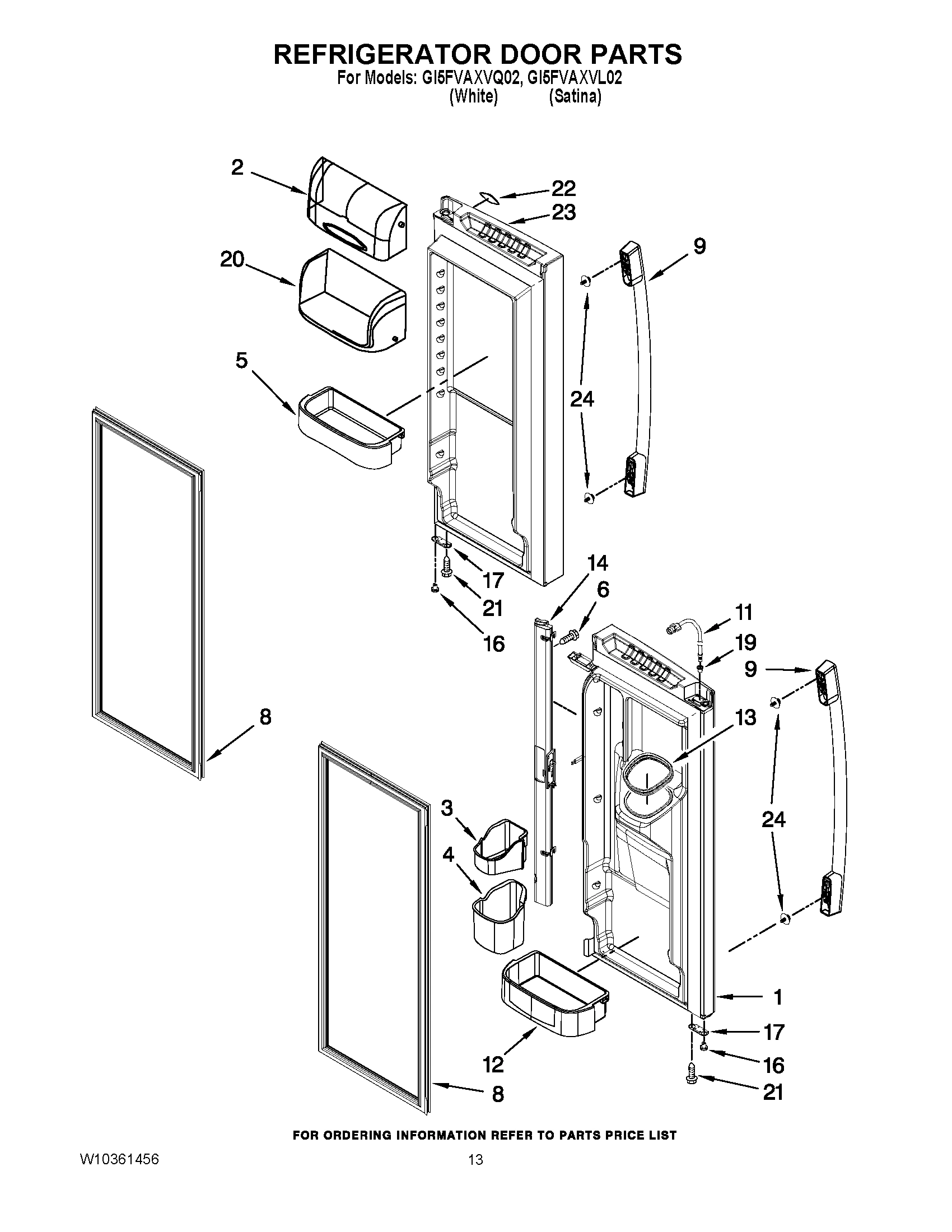 07 - REFRIGERATOR DOOR PARTS