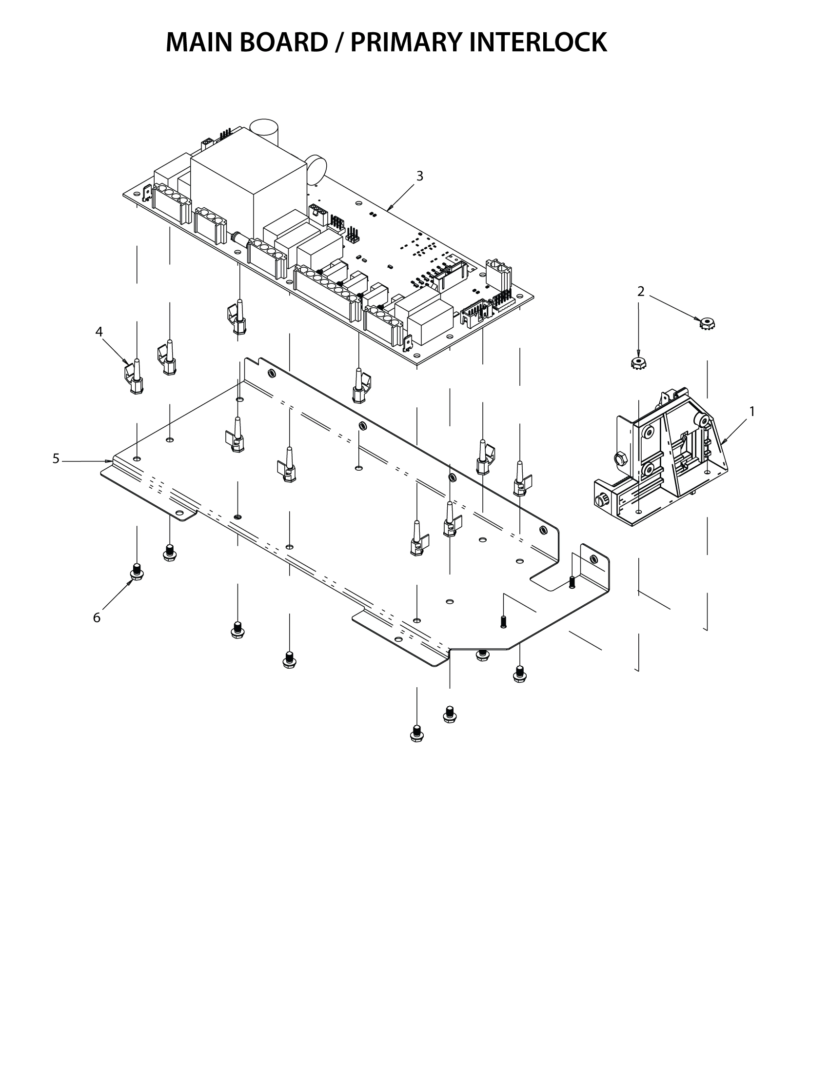 MAIN BOARD / PRIMARY INTERLOCK