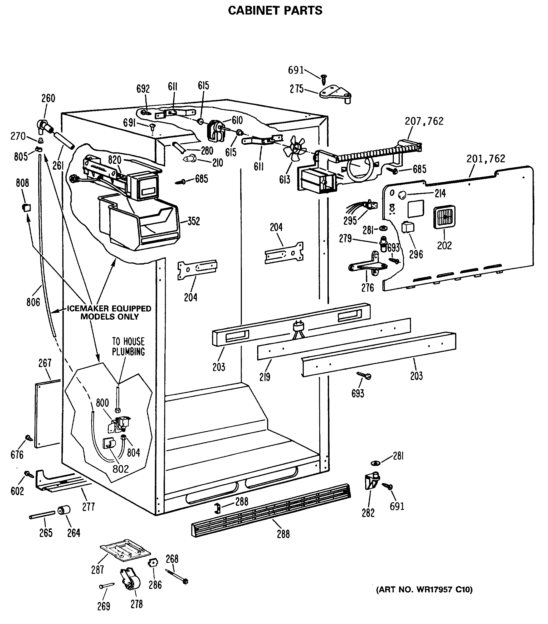 CABINET PARTS