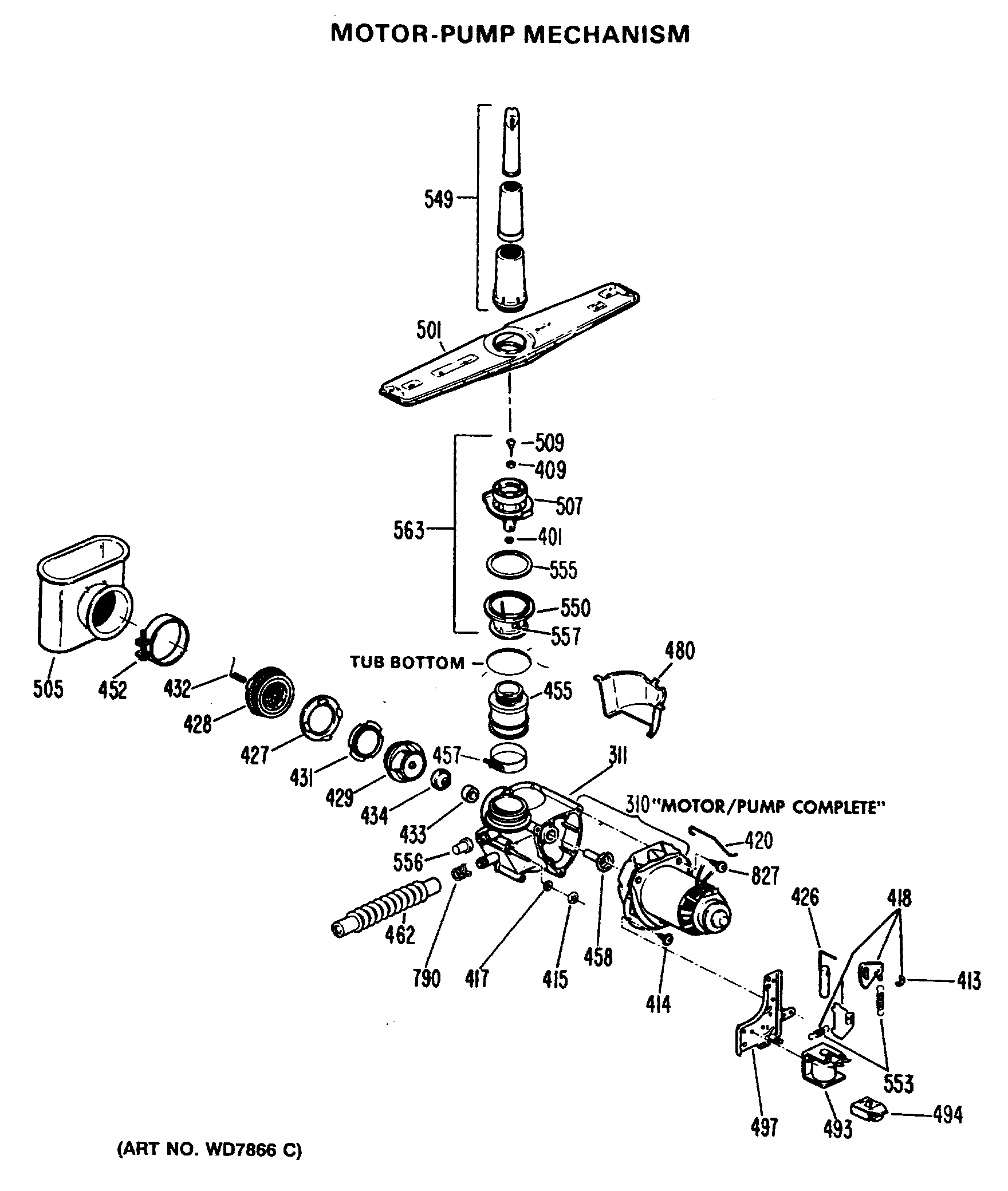 MOTOR-PUMP MECHANISM