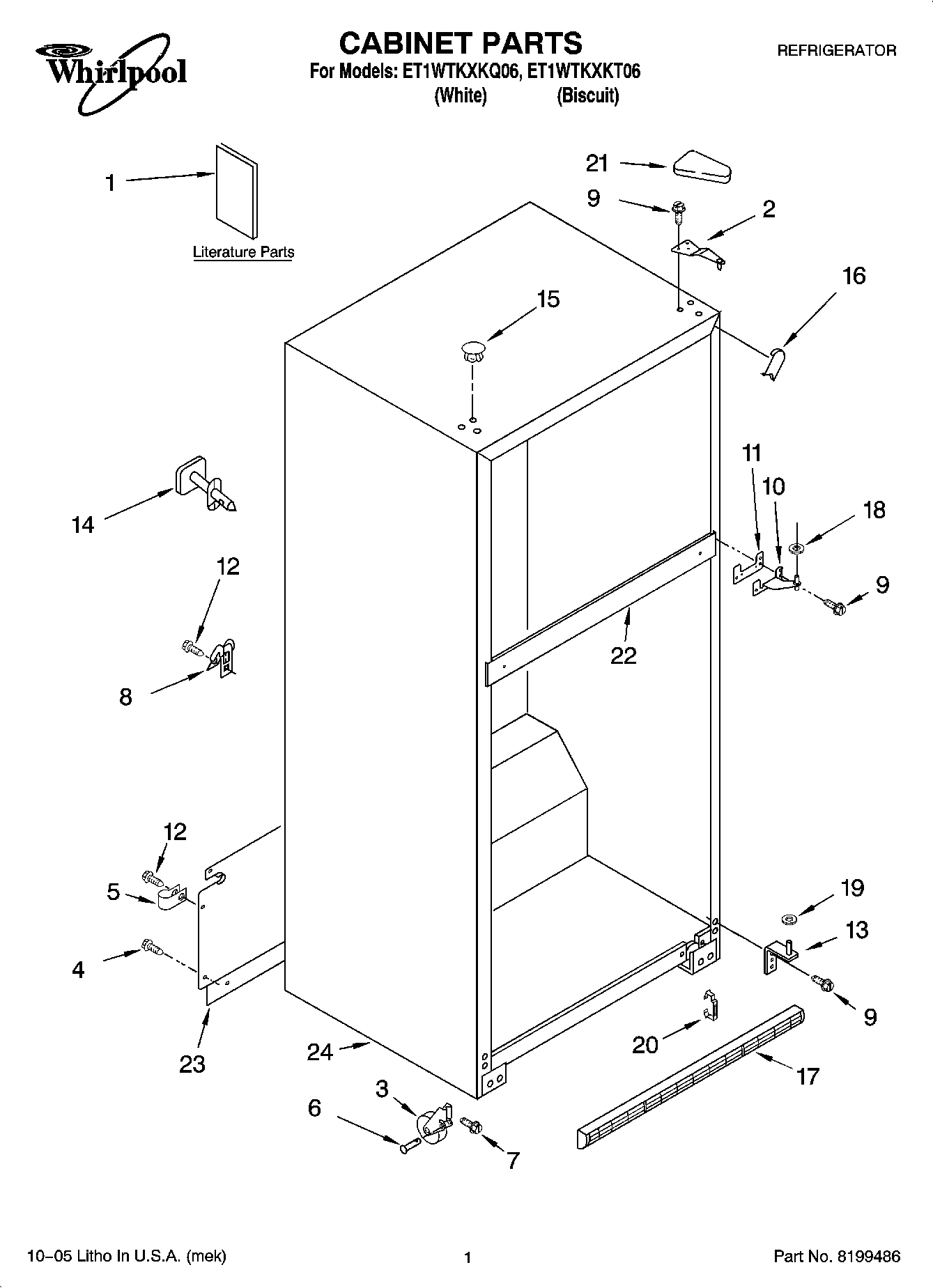 01 - CABINET PARTS