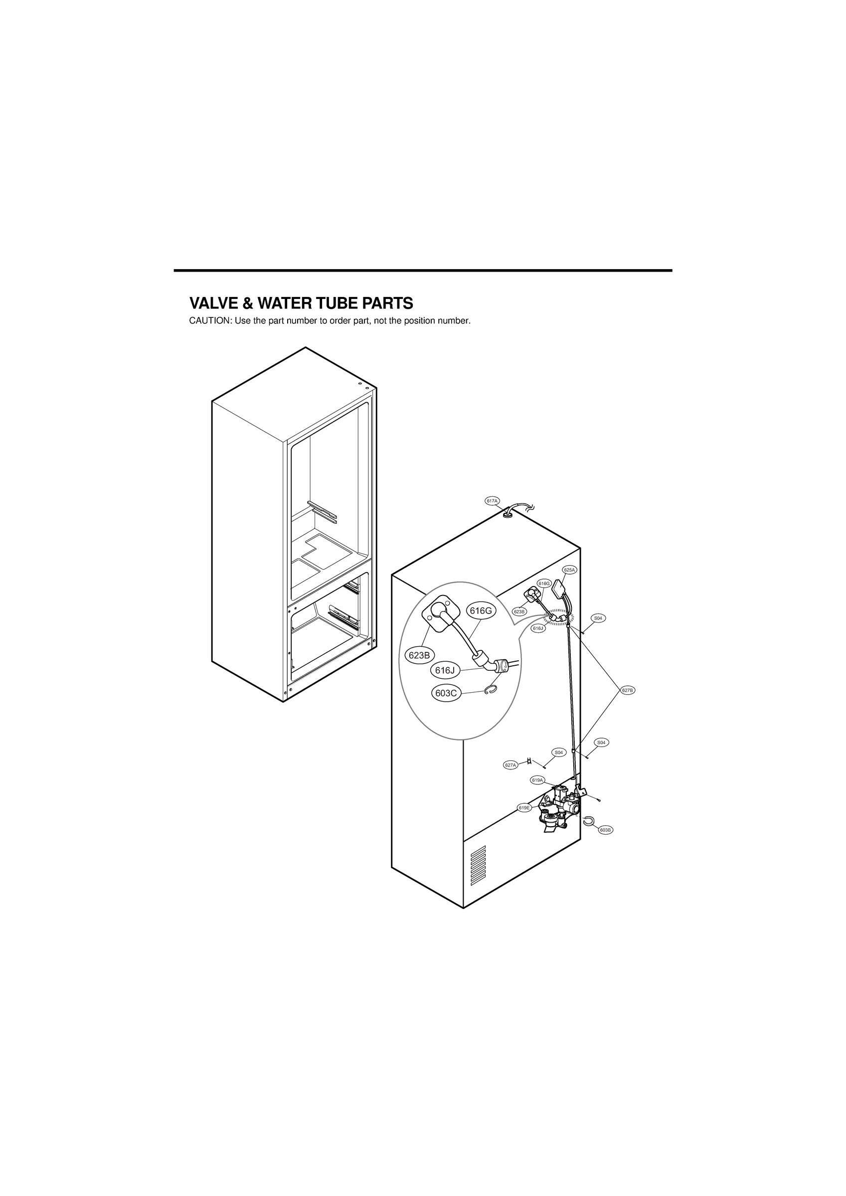 VALVE & WATER TUBE PARTS