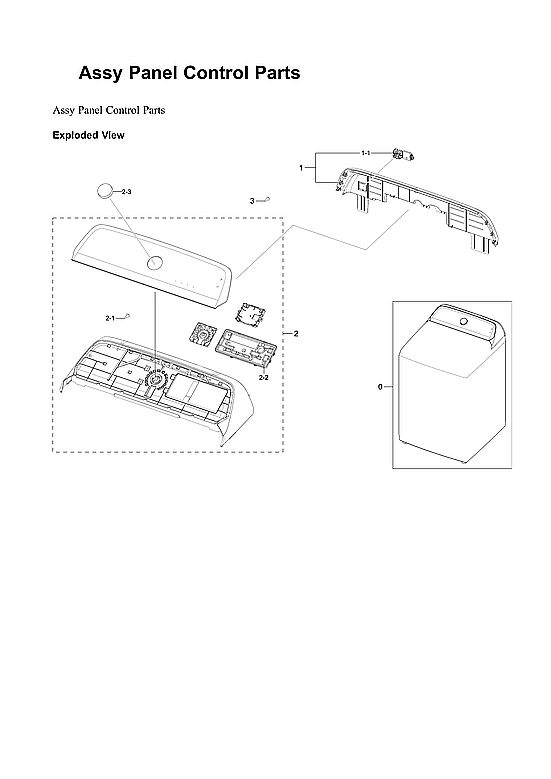 Control Panel Assembly