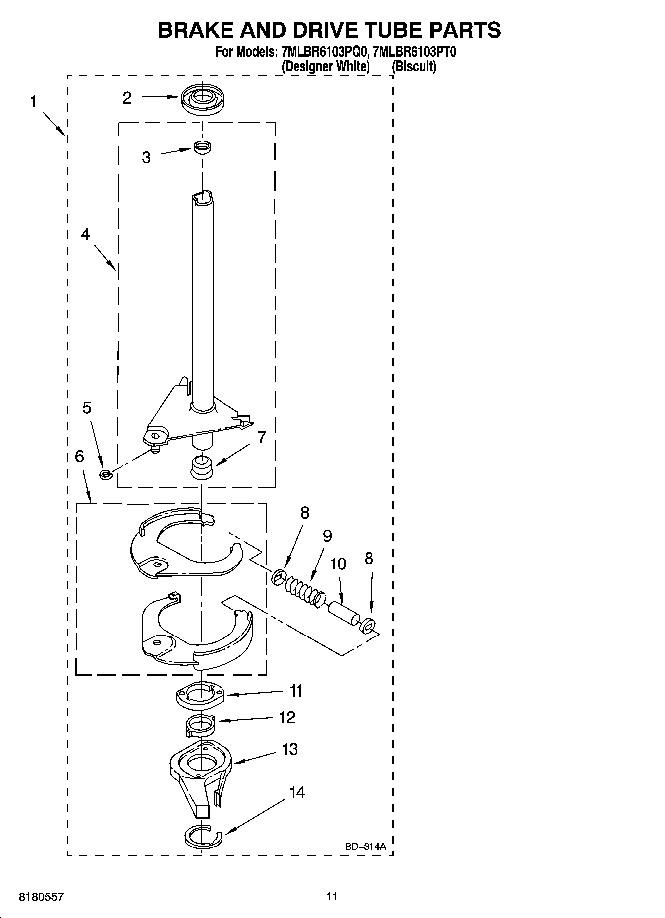 07 - BRAKE AND DRIVE TUBE PARTS