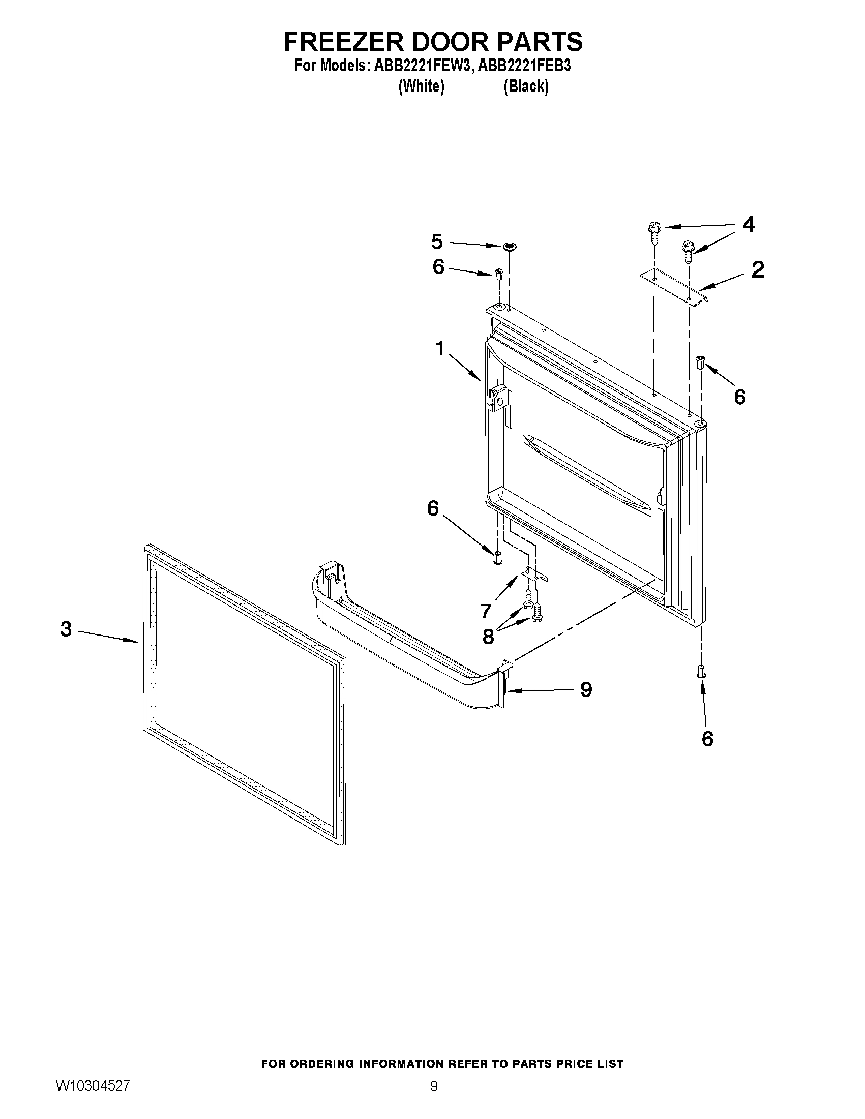 05 - FREEZER DOOR PARTS