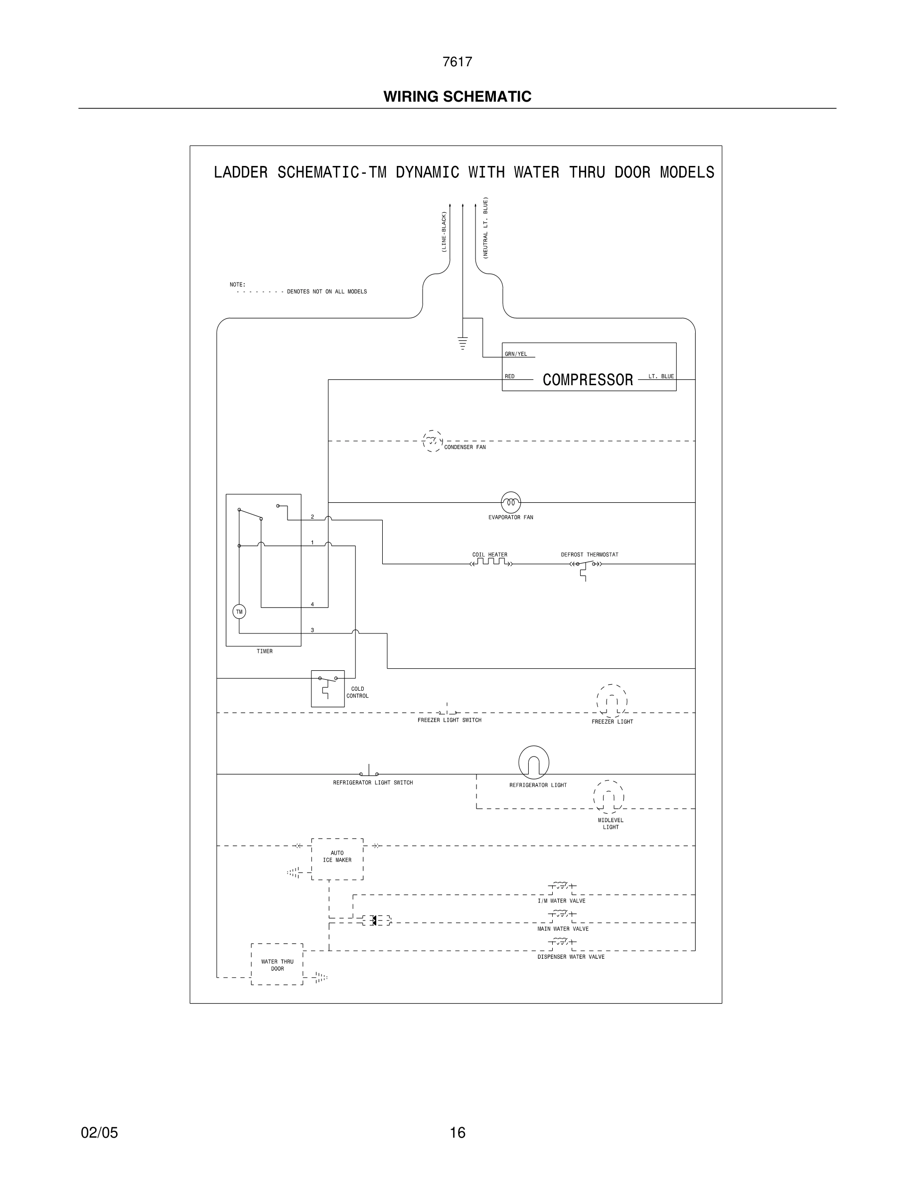 16 - WIRING SCHEMATIC