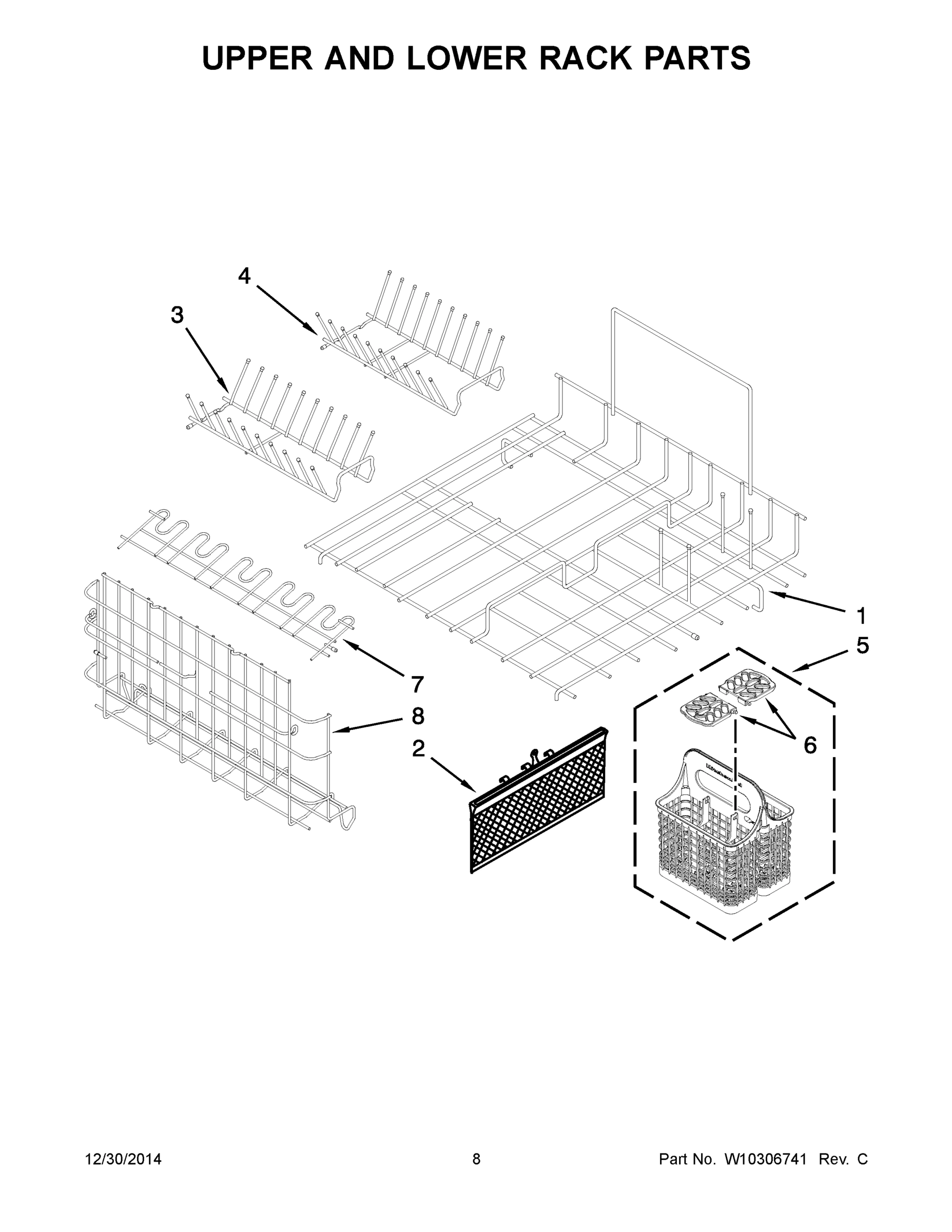 05 - UPPER AND LOWER RACK PARTS